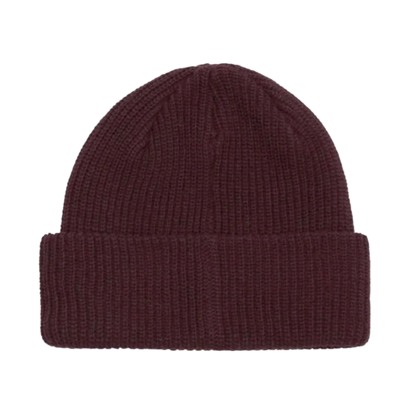 Bold Organic Beanie Plum Perfect - Men's Burgundy Knit Hat OBEY - Image 2