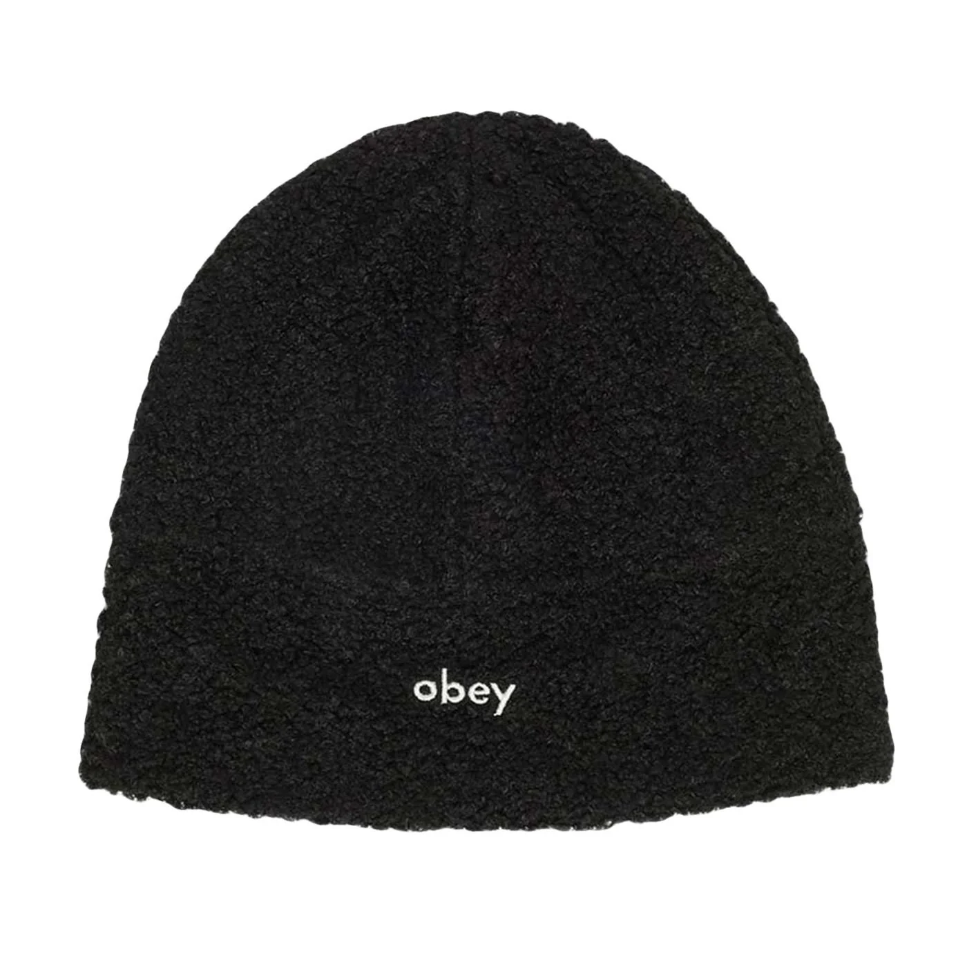 Boucle Fleece Stocking Cap Black Multi - Black Cap OBEY ACCESSORIES