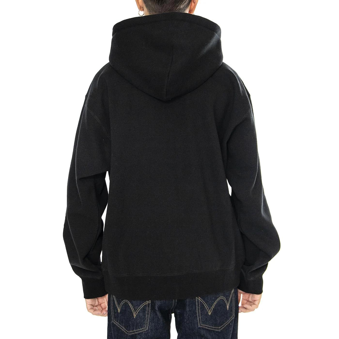 Established Works Bold Zip Hood II Fleece Black - Image 3
