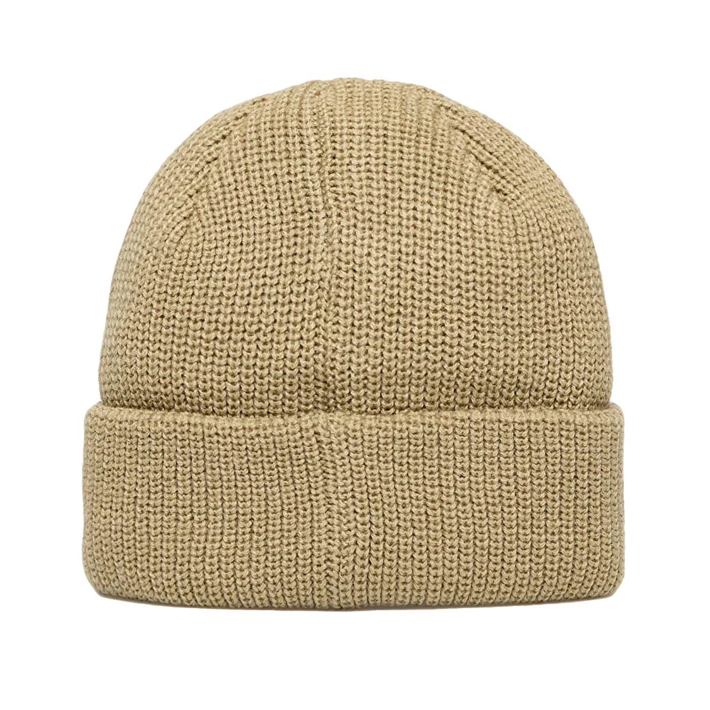 OBEY Future Beanie Khaki - Men's Beige Ribbed Knit Hat - Image 2