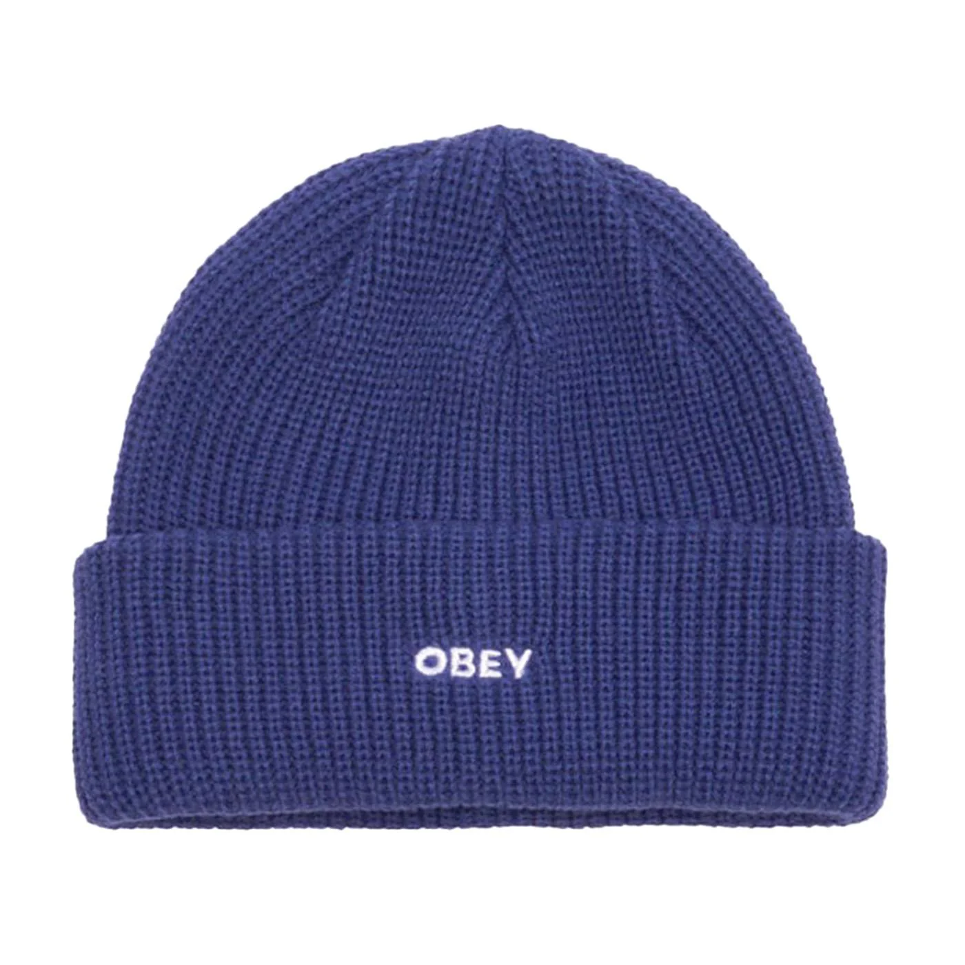 Future Beanie Limoges - Men's Blue Ribbed Knit Hat OBEY