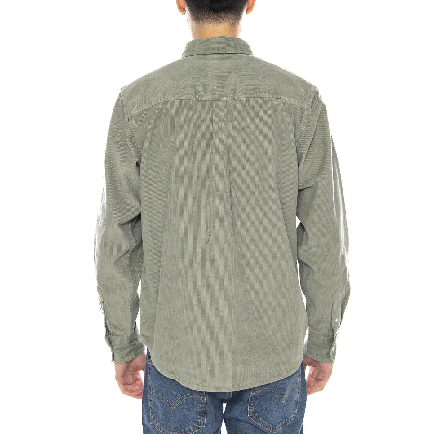 Grafton Cord Woven -- Men's Long Sleeve Shirt Velvet Laurel Wreath Men OBEY - Image 3