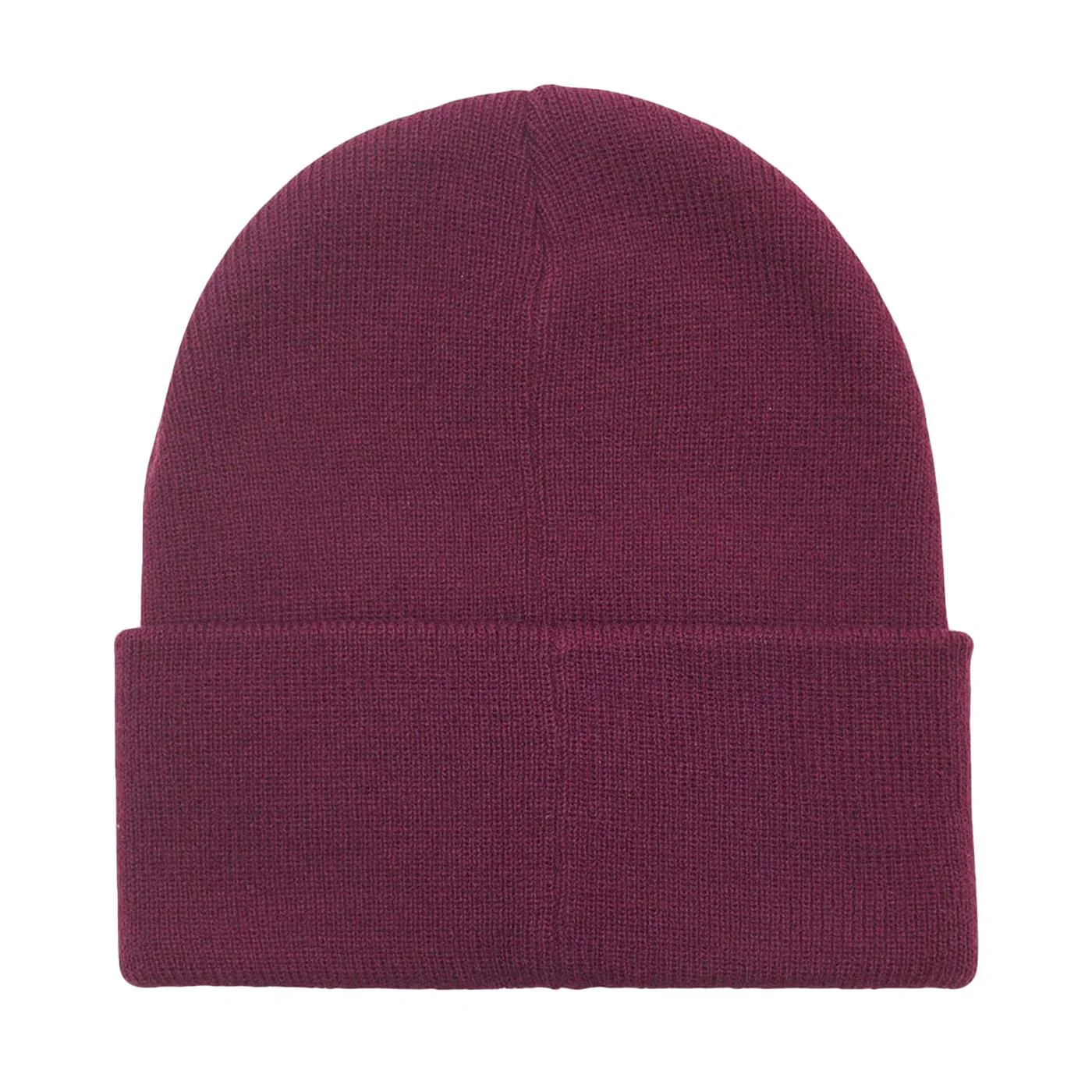 Icon Patch Cuff Beanie Beetroot - Purple Knit Hat OBEY ACCESSORIES - Image 2