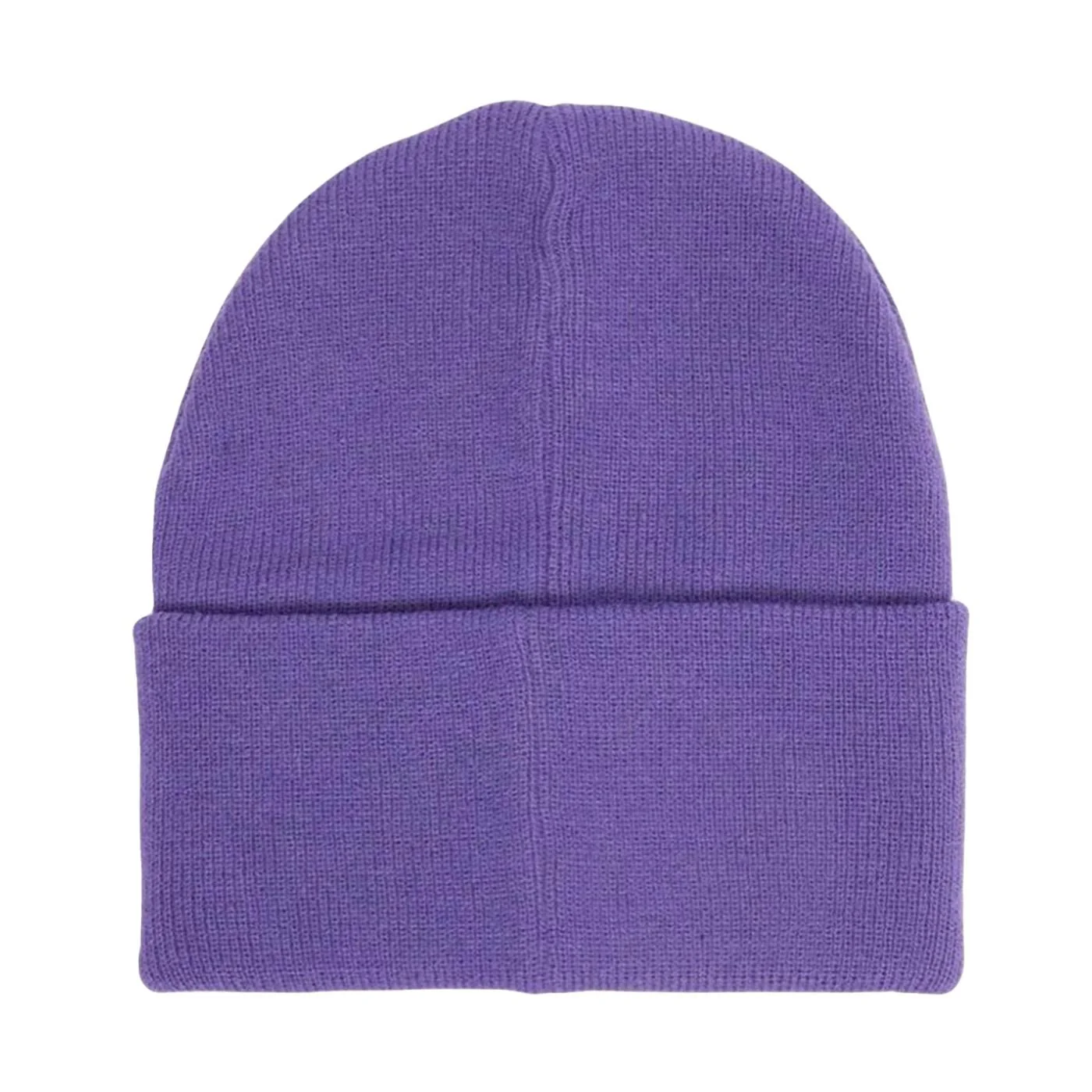 Icon Patch Cuff Beanie Beetroot Digital Violet - Purple Knit Hat OBEY ACCESSORIES - Image 2