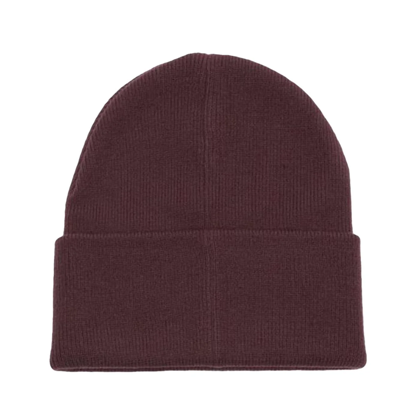 Icon Patch Cuff Beanie Plum Perfect - Purple Knit Hat OBEY ACCESSORIES - Image 2