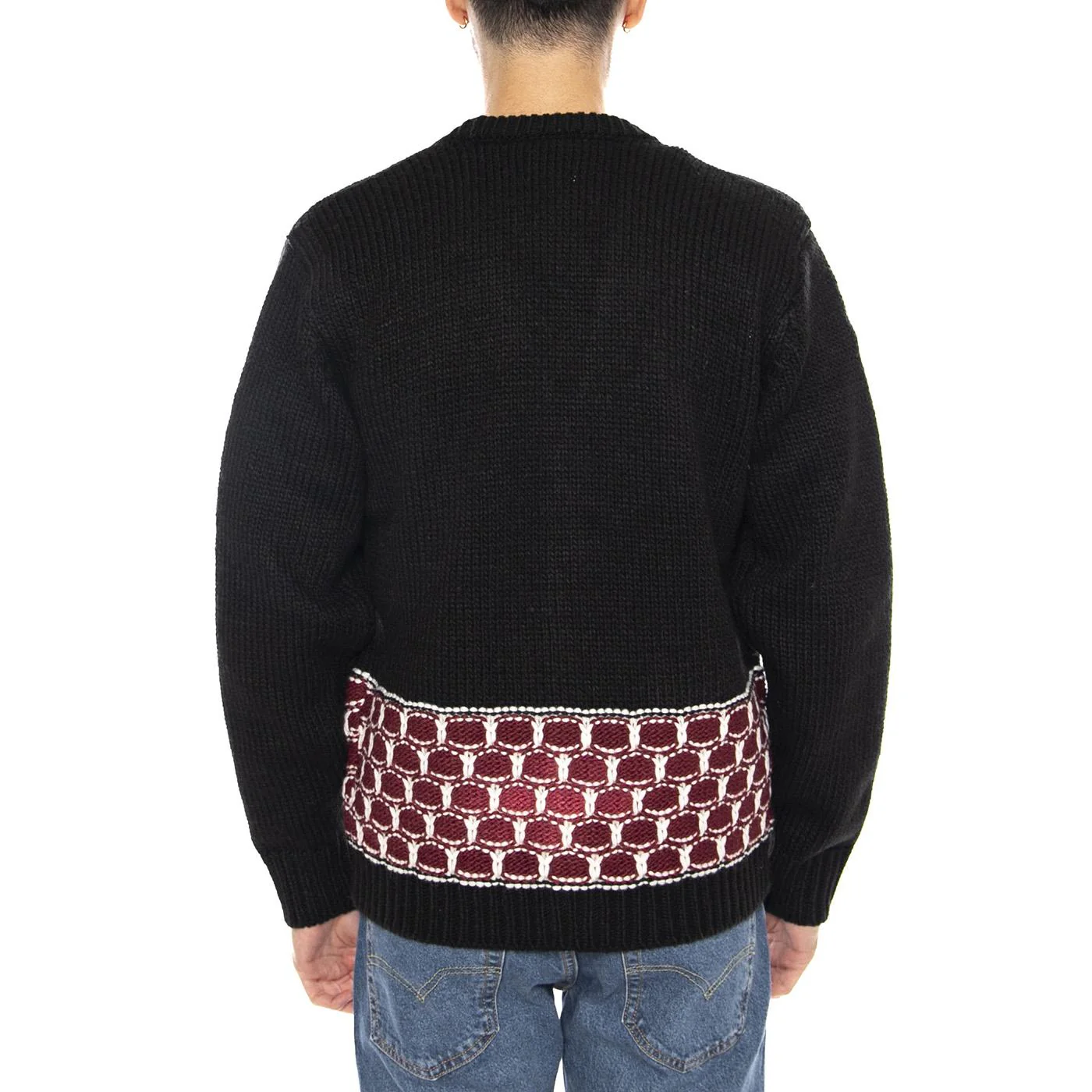 Kei Cardigan Black / Multi -- Men's Cardigan Black / Multicolor Men OBEY - Image 3