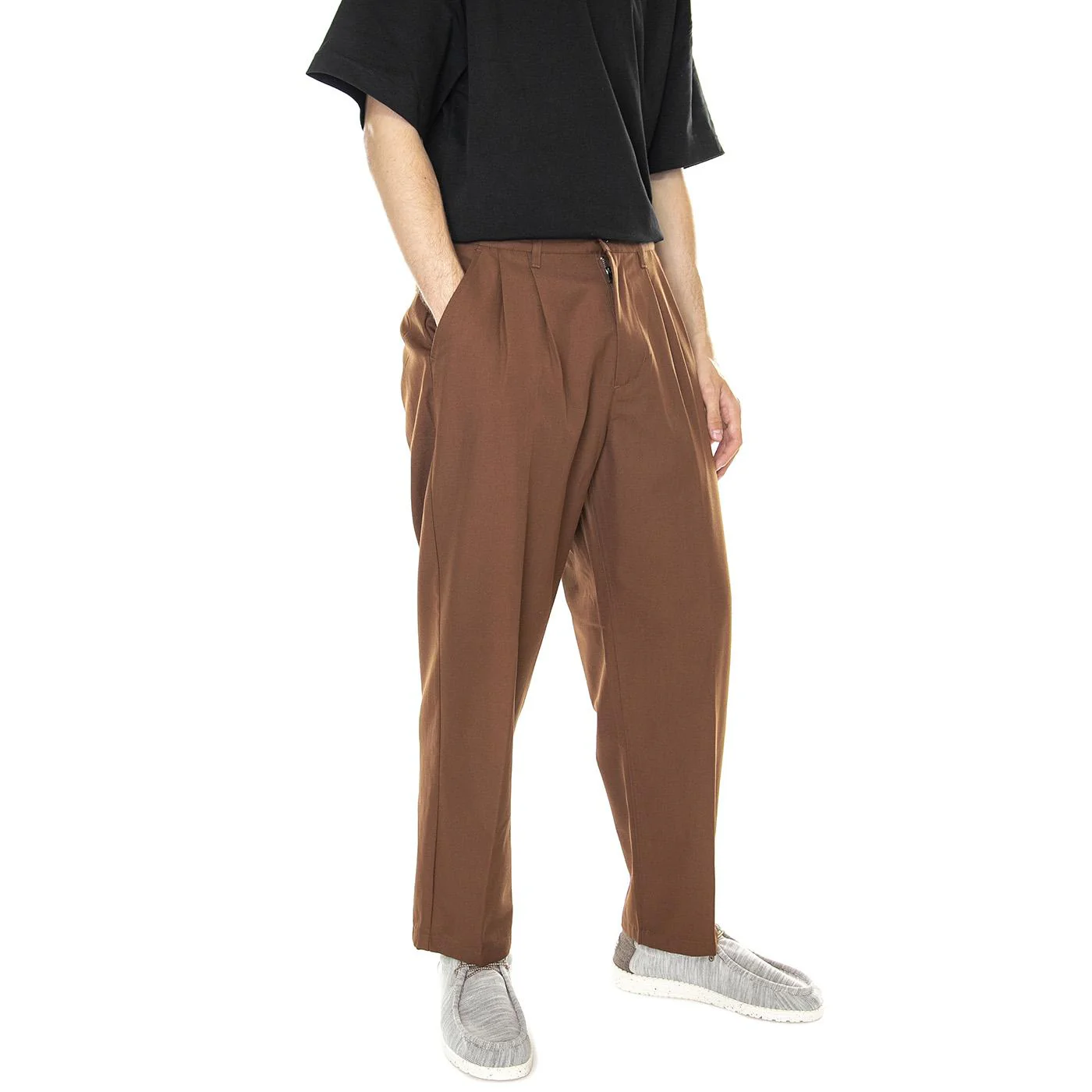 M' Fubar Pleated Pant Sepia