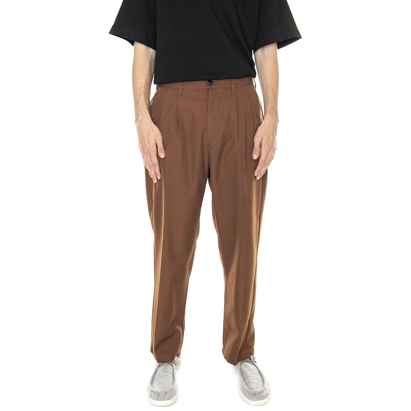 M' Fubar Pleated Pant Sepia - Image 2