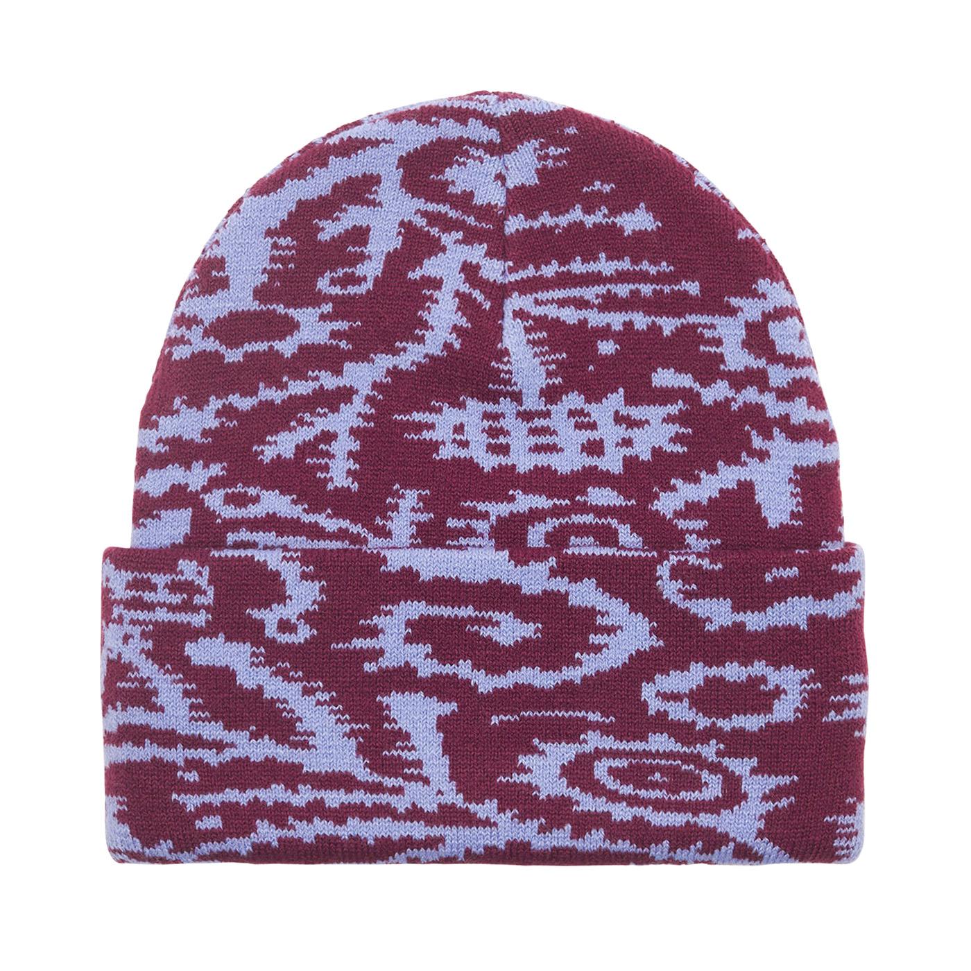 Magnolia Beanie Beetroot / Multi - OBEY Men's Multicolored Knit Hat - Image 2