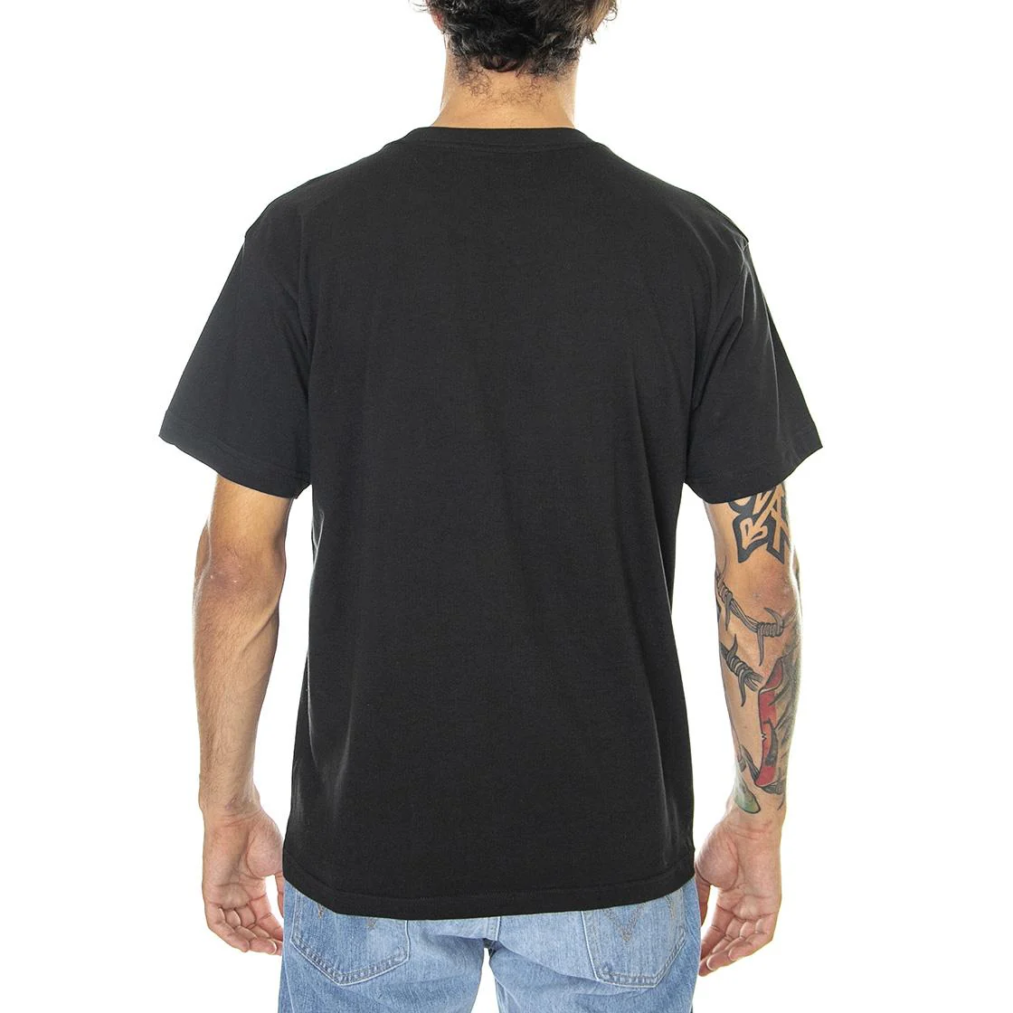 Mens Standard Organic Tee SS 2 Pack Essential Black T-Shirt - Image 3