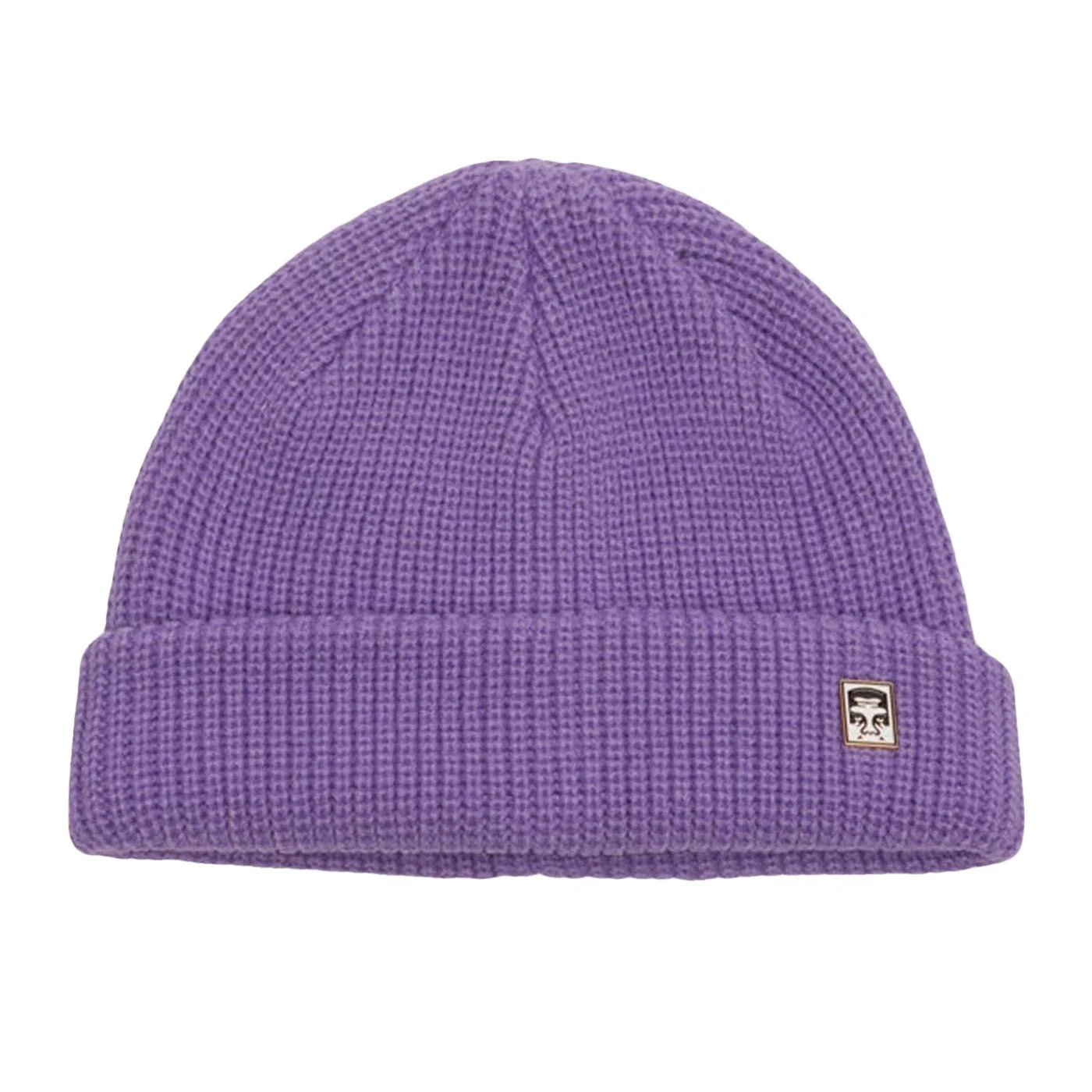 Micro Beanie Pisley Purple - Men's Purple Knit Hat OBEY