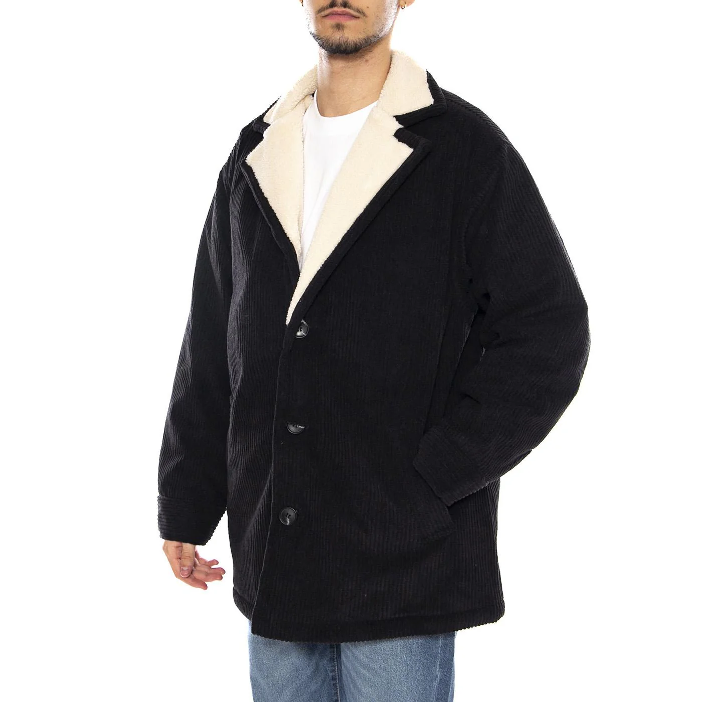 Obey Becker Coat Black -- Men's Black Coat OBEY