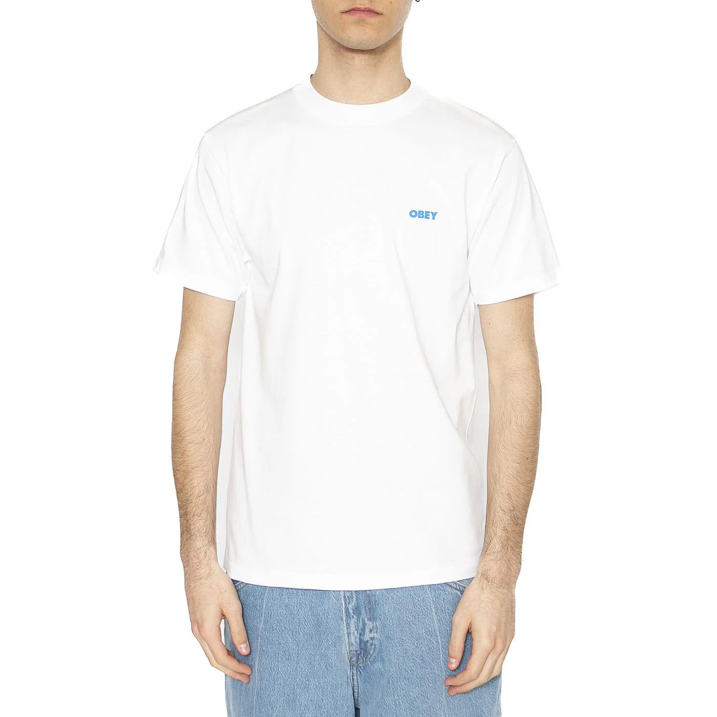 Obey Cropped Icon Tee White - Image 2