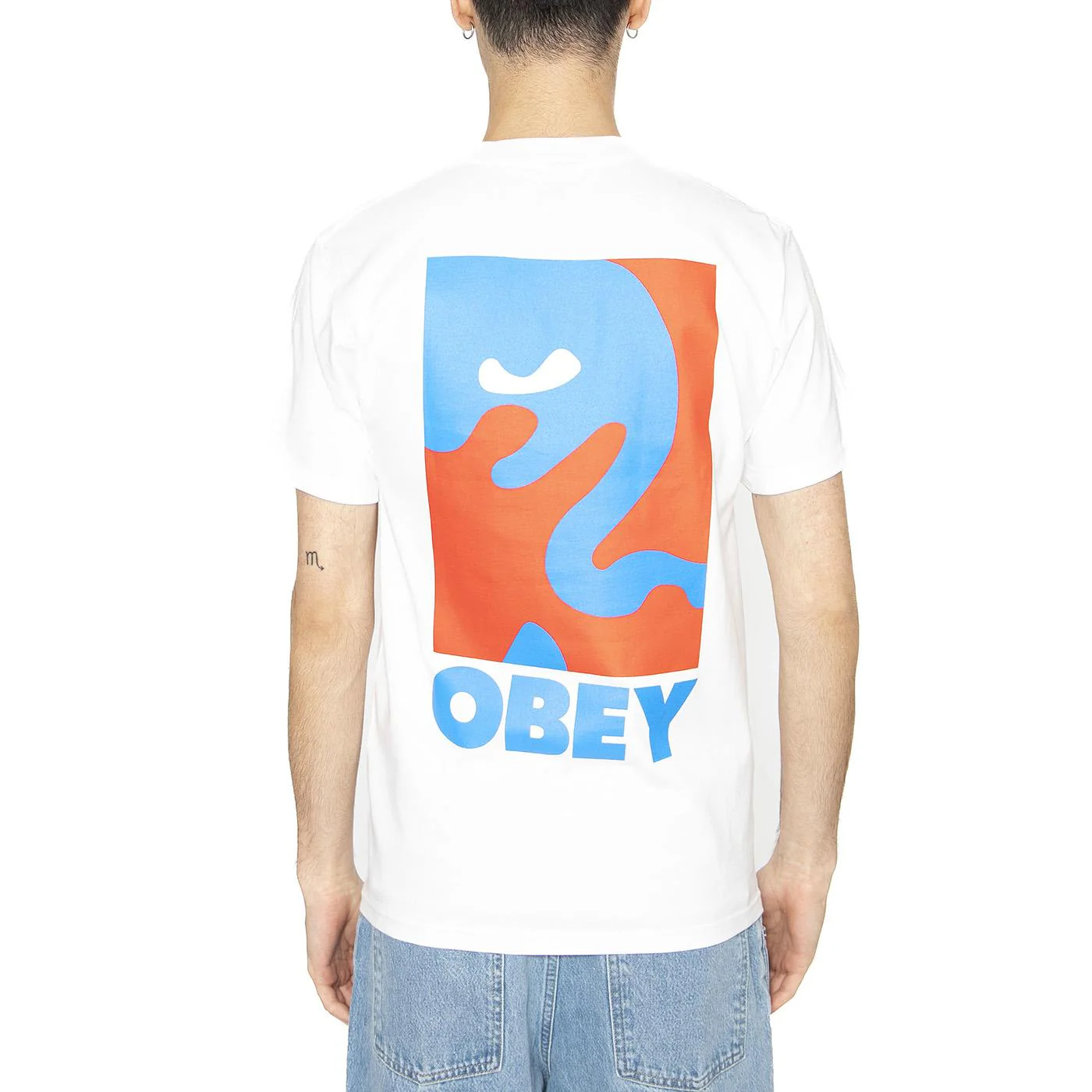 Obey Cropped Icon Tee White - Image 3