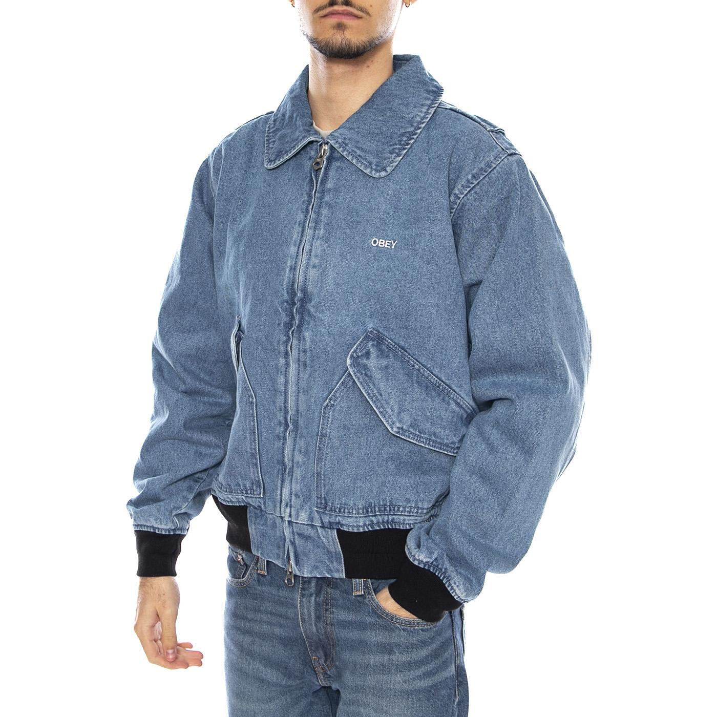 OBEY Denim CWU Jacket -- Men's Denim Jacket OBEY