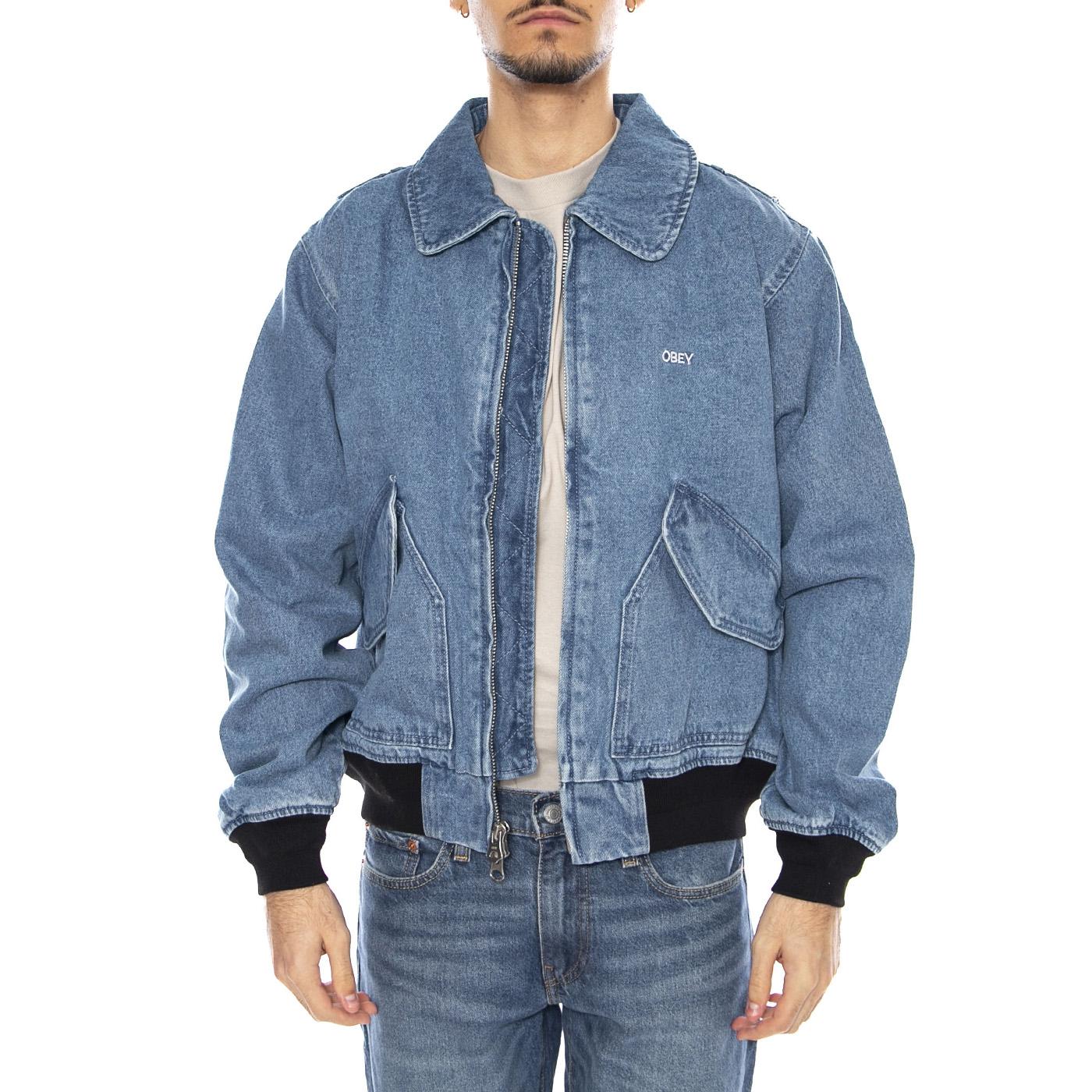 OBEY Denim CWU Jacket -- Men's Denim Jacket OBEY - Image 2