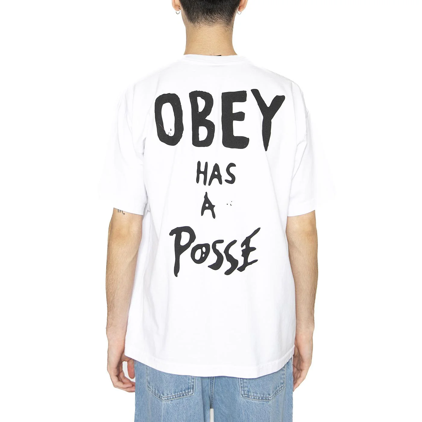 Obey Has A Posse Tee White - Image 3