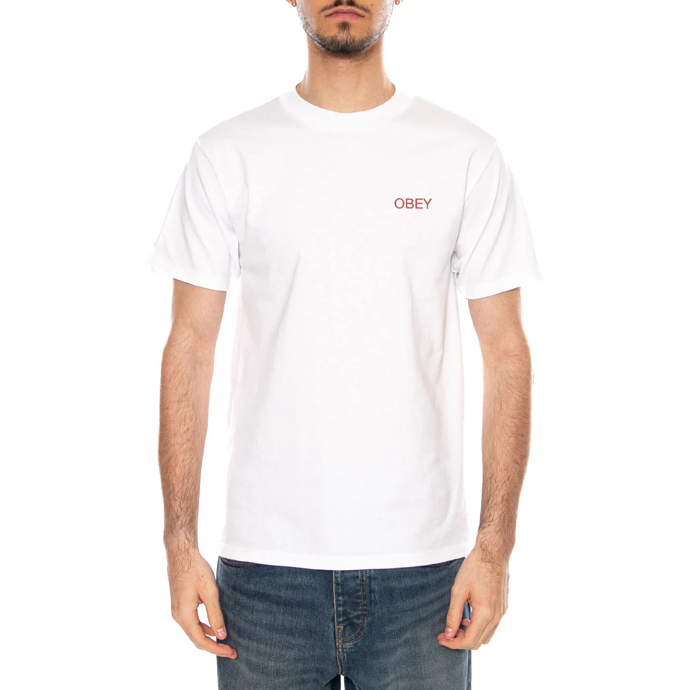OBEY NOUVEAU ANGEL TEE WHITE - Maglietta Girocollo Uomo Bianca Uomo OBEY - Image 2