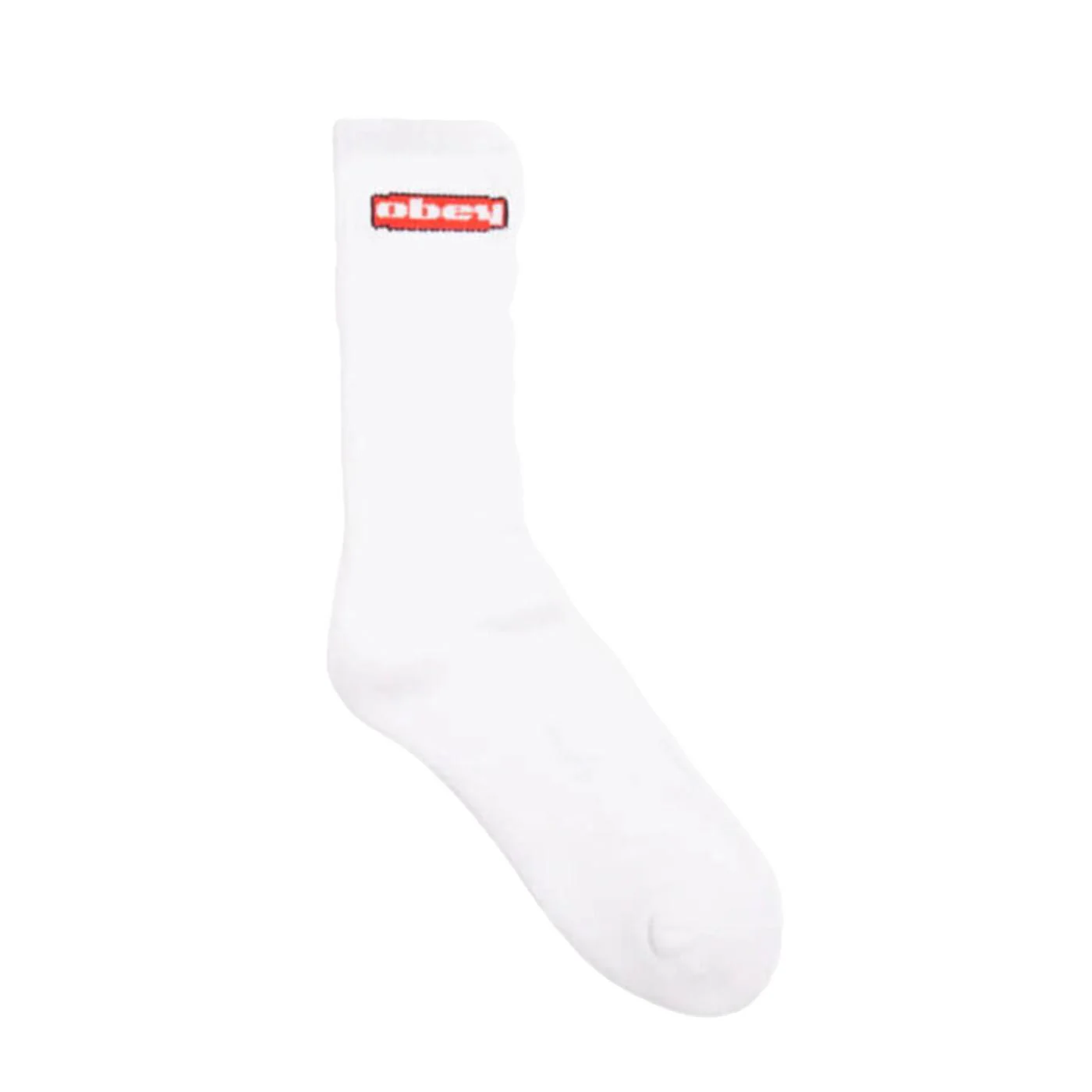 Obey Oval Socks White - Men's White Socks OBEY