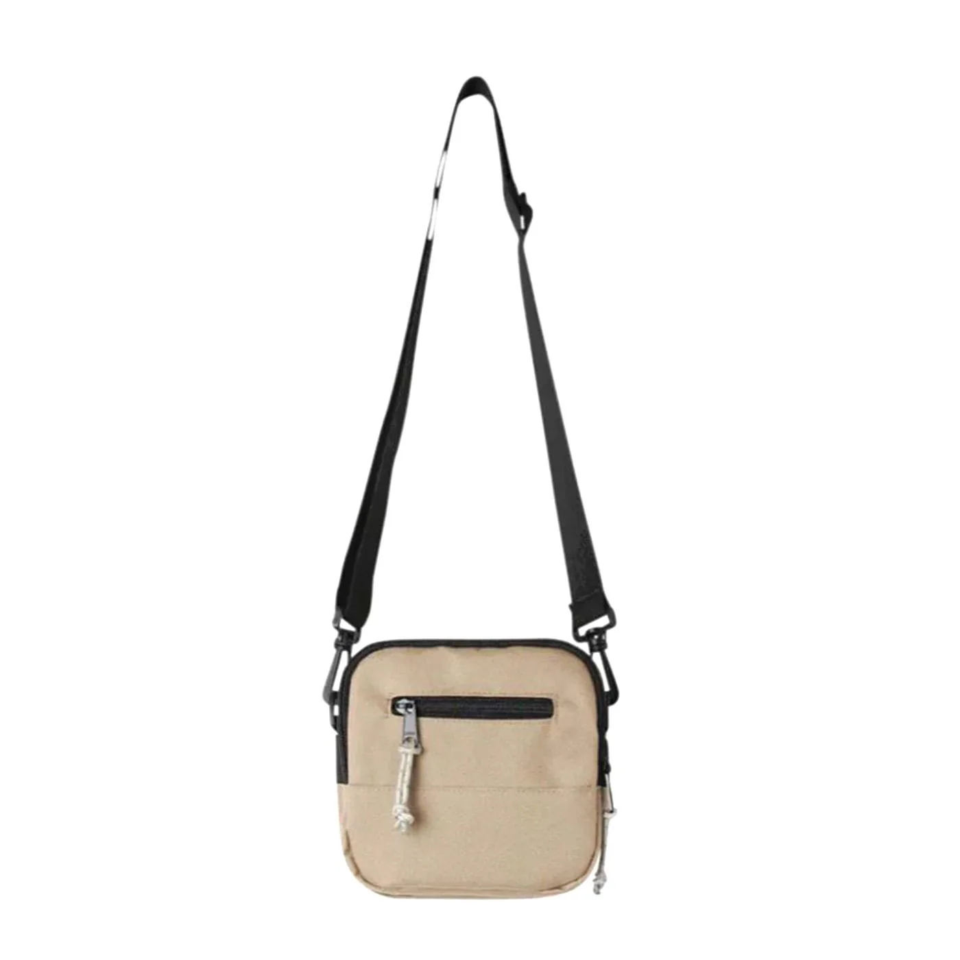OBEY Small Messenger Bag Silver Grey - Beige Shoulder Bag OBEY ACCESSORIES - Image 3