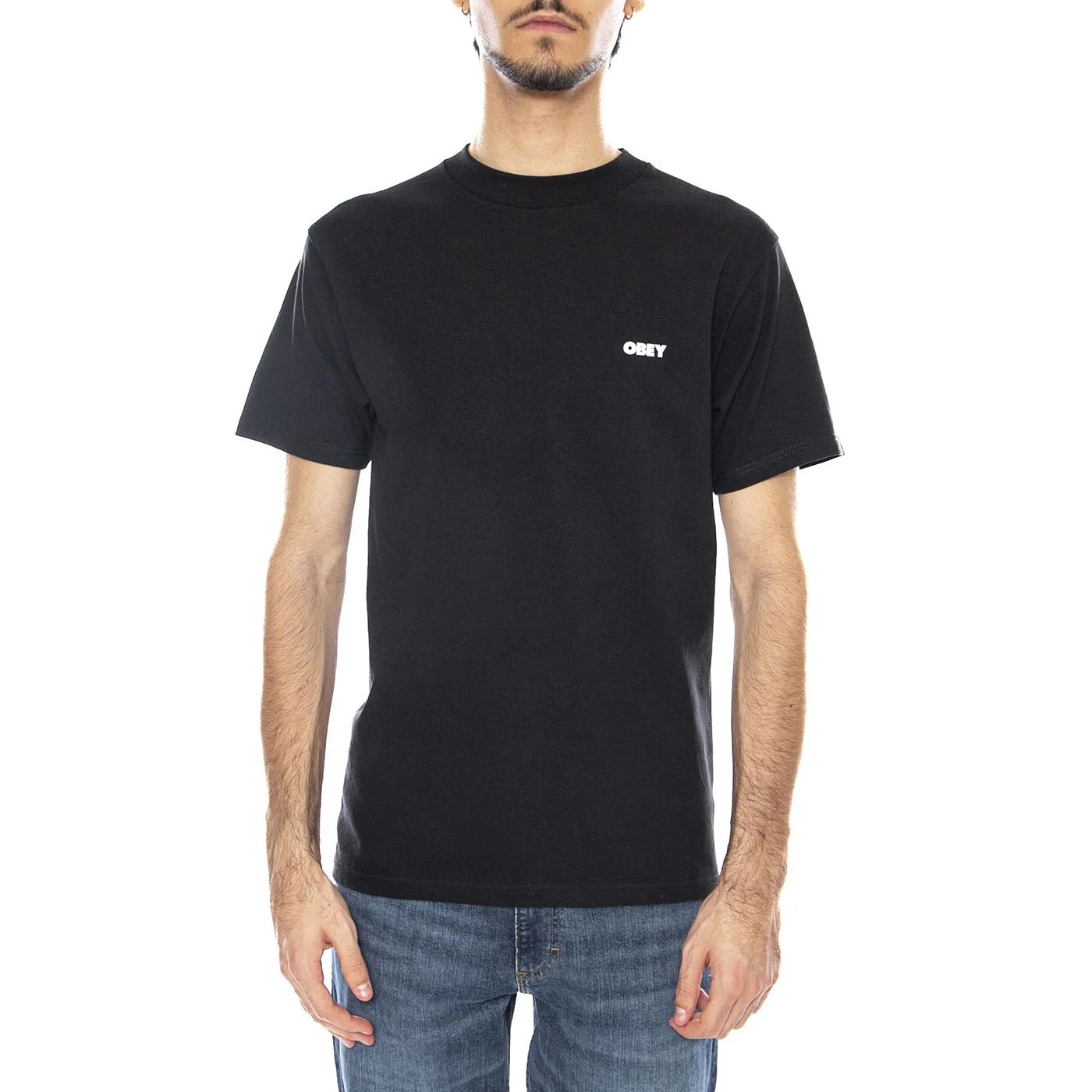 Obey Target Icon Tee Black - Men's Crew Neck T-Shirt Black Men OBEY - Image 2