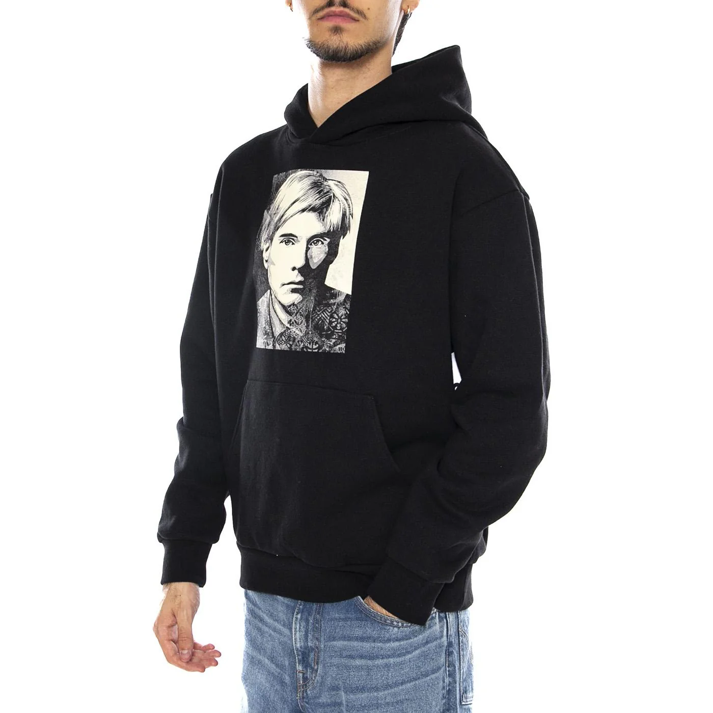 OBEY Warhole Fleece Black - Men's Hoodie Black Men OBEY