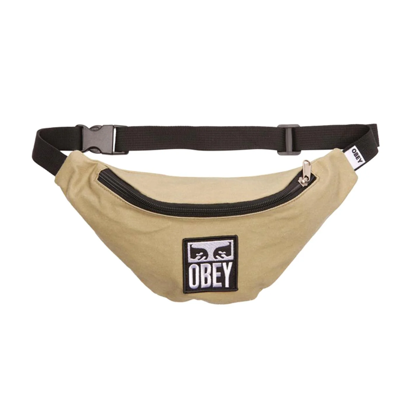 OBEY Wasted Hip Bag II Pigment Khaki - Beige Waist Bag OBEY ACCESSORIES