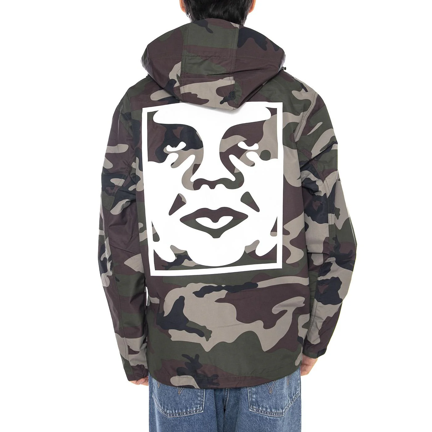 Order Jacket Field Camo - Men's Camo Hooded Jacket OBEY - Image 3