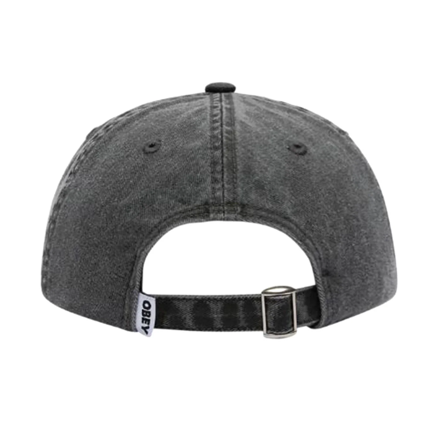 Pigment Bold 6 Pamel Strapback - Men's Black Visor Cap OBEY - Image 2