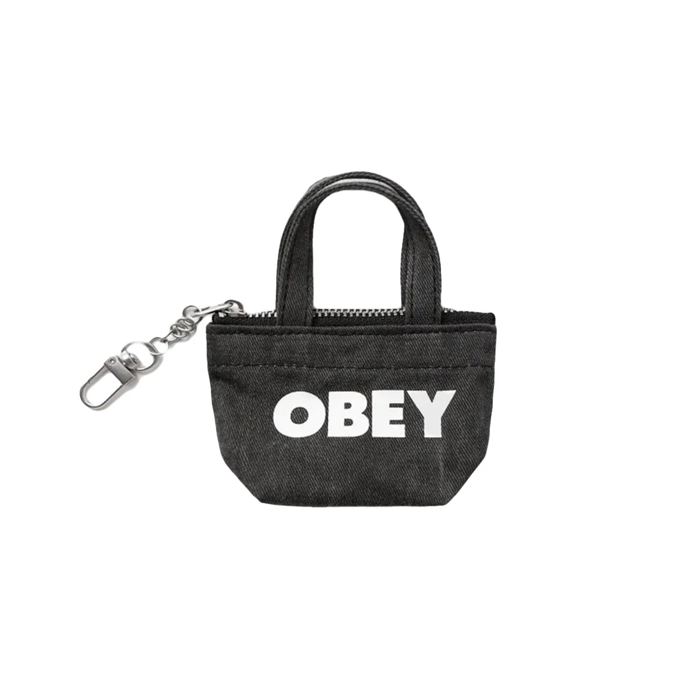 Pigment Totebag Keychain - Black Totebag Keychain for Men OBEY