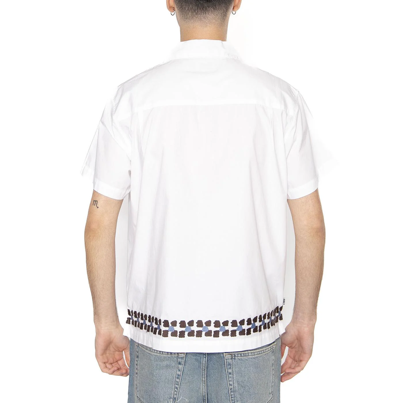 Ruben Woven SS White Multi - Image 3