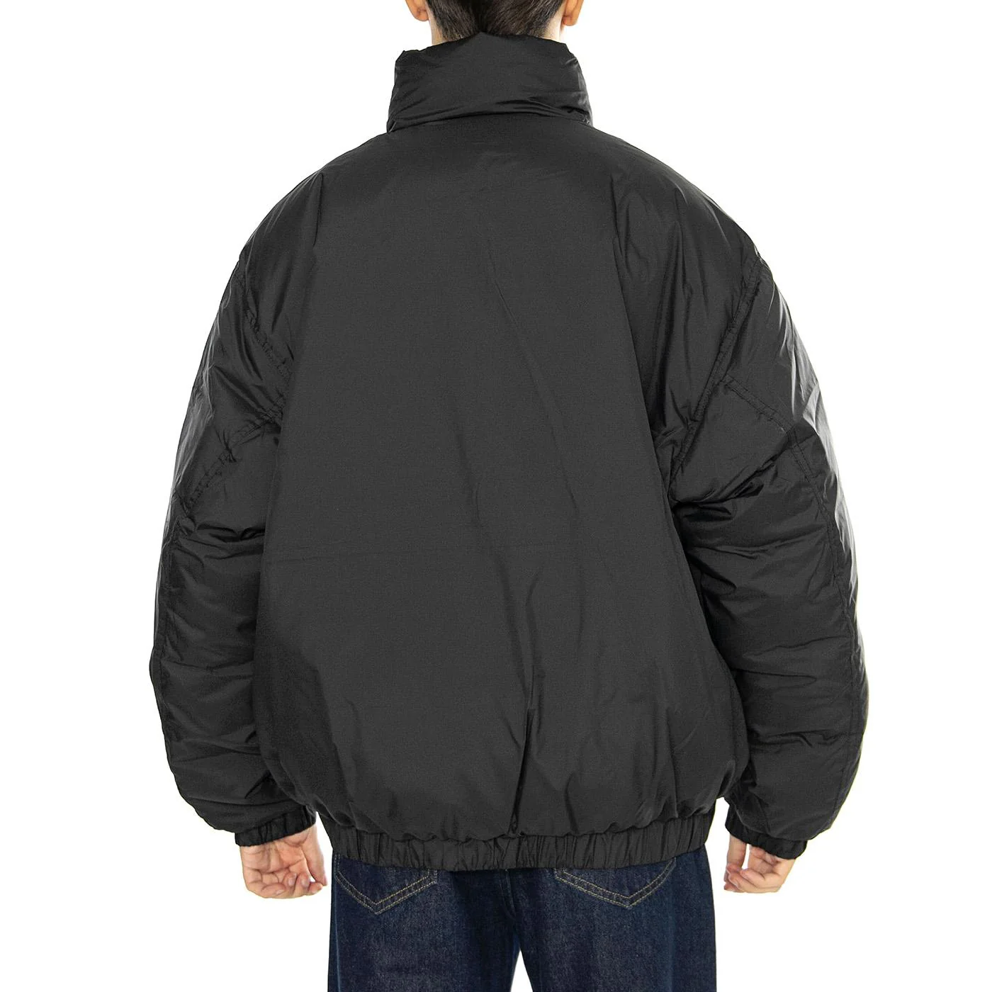 Studio Mock Neck Anorak Black - Image 3