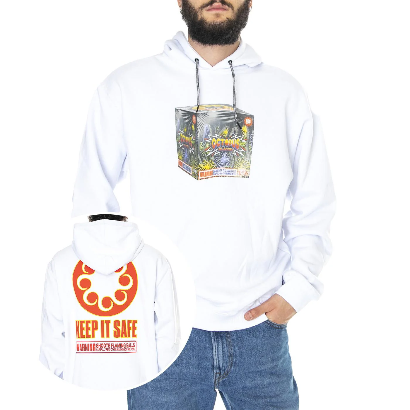 Blaster Hoodie White
