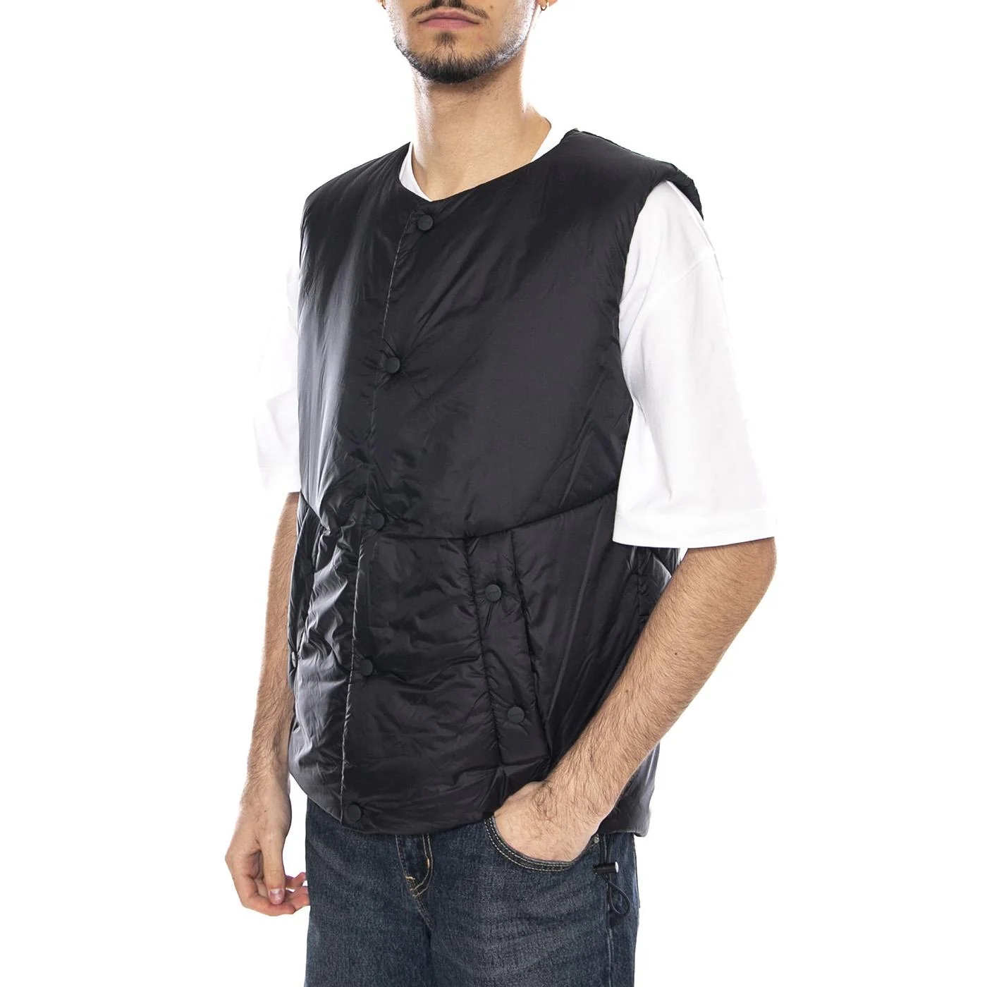 Base Padding Vest Black - Men's Sleeveless Jacket Black OFF GRID