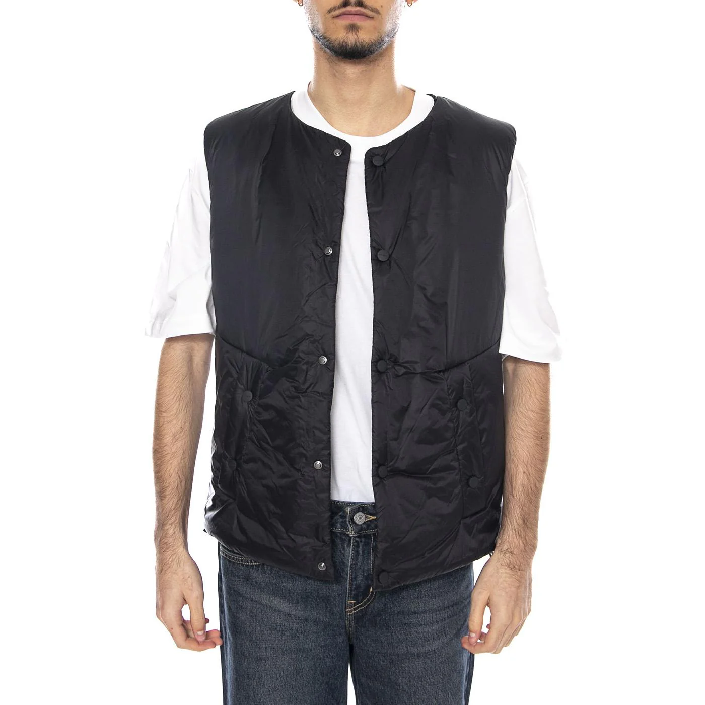 Base Padding Vest Black - Men's Sleeveless Jacket Black OFF GRID - Image 2
