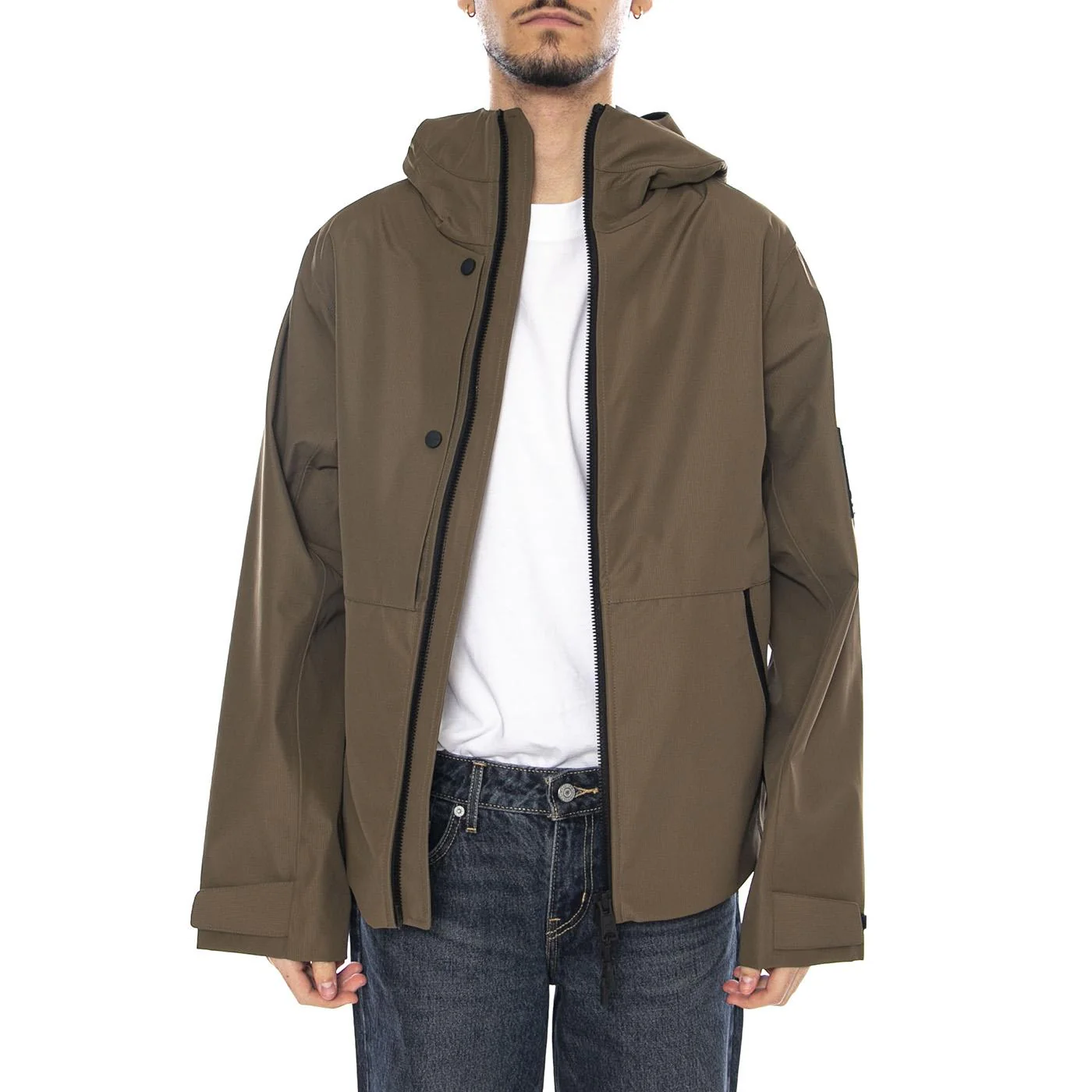 Dynamic Jacket Green Military - Men's Hooded Jacket Green Men OFF GRID - Image 2