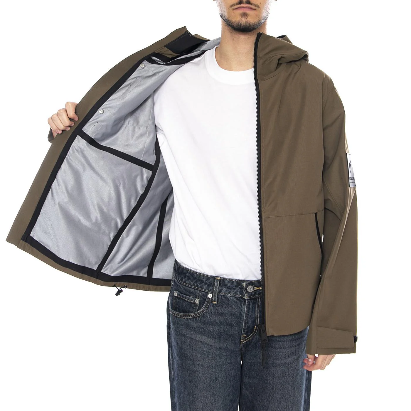Dynamic Jacket Green Military - Men's Hooded Jacket Green Men OFF GRID - Image 4