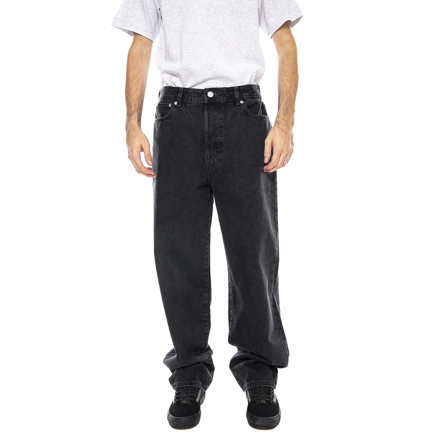 Fade Loose WB 6778 Tai Denim NOOS Washed Black - Men's Denim Jeans Pants Black Men ONLY & SONS - Image 2