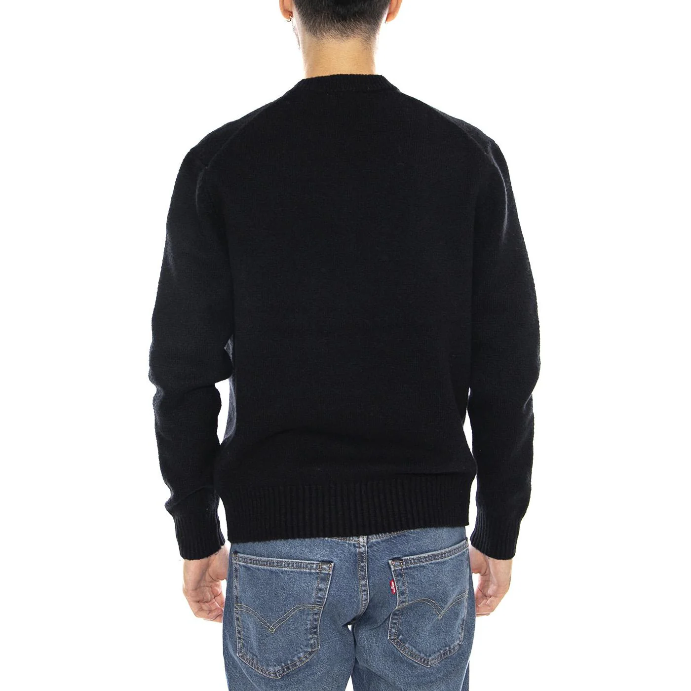 James RLX Crew Knit -- Men's Crew Neck Sweater Black Men ONLY & SONS - Image 3