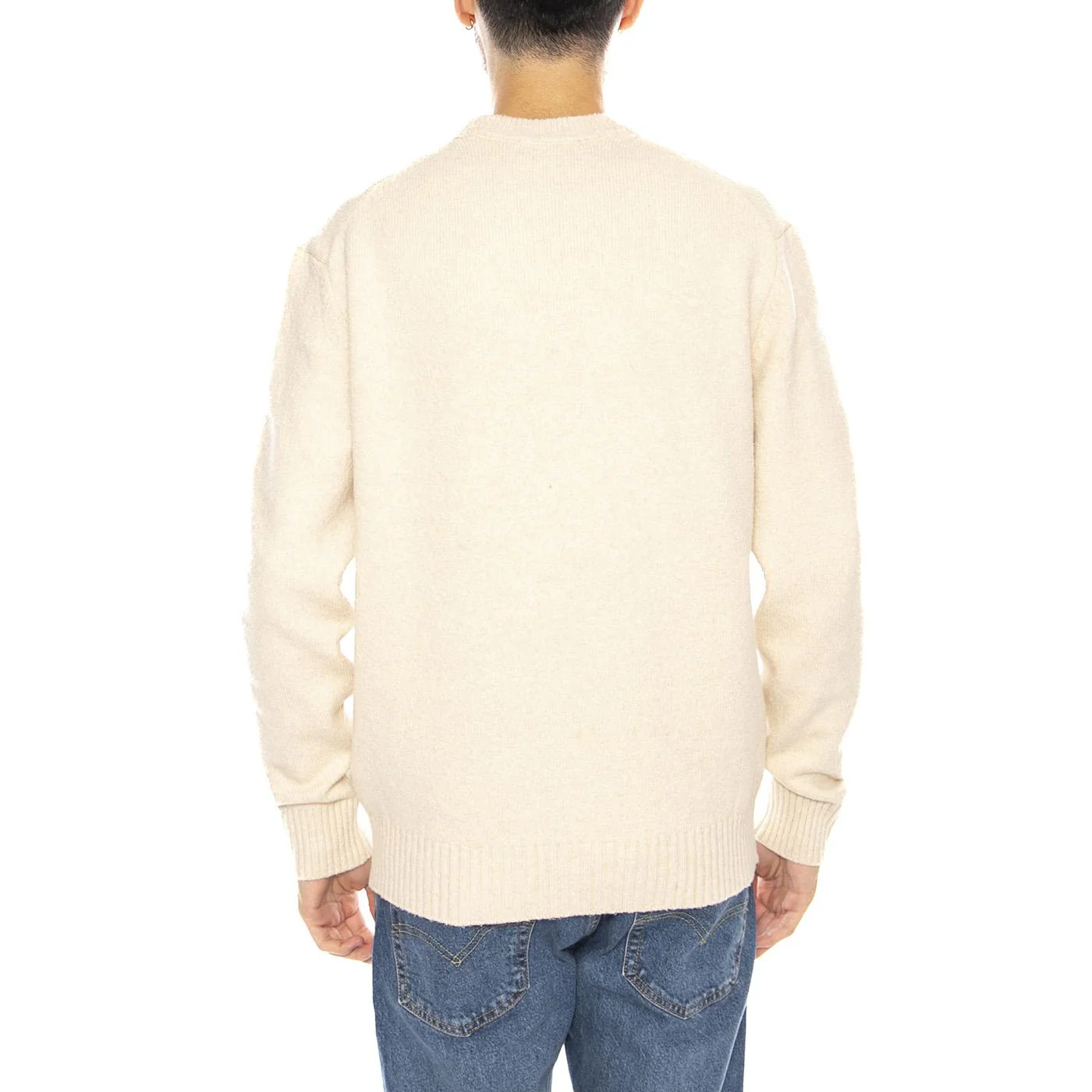 James RLX Crew Knit -- Men's Crew Neck Sweater Oatmeal Beige Men ONLY & SONS - Image 3