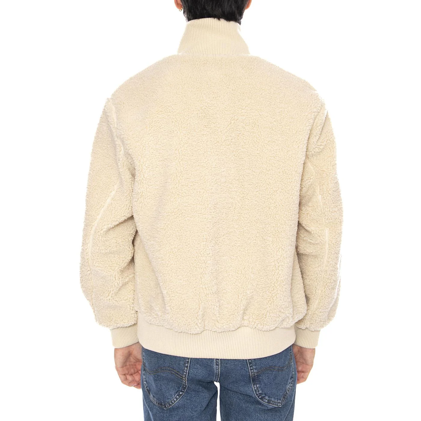 Ray Sherpa Jacket OTW Silver Lining - Ecru Men's Jacket ONLY & SONS - Image 3