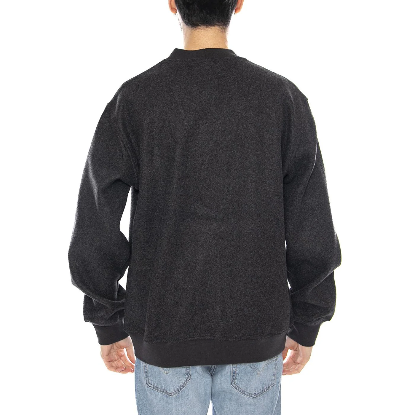 Victor Cardigan OTW -- Men's Cardigan Dark Grey Melange Grey Men ONLY & SONS - Image 3