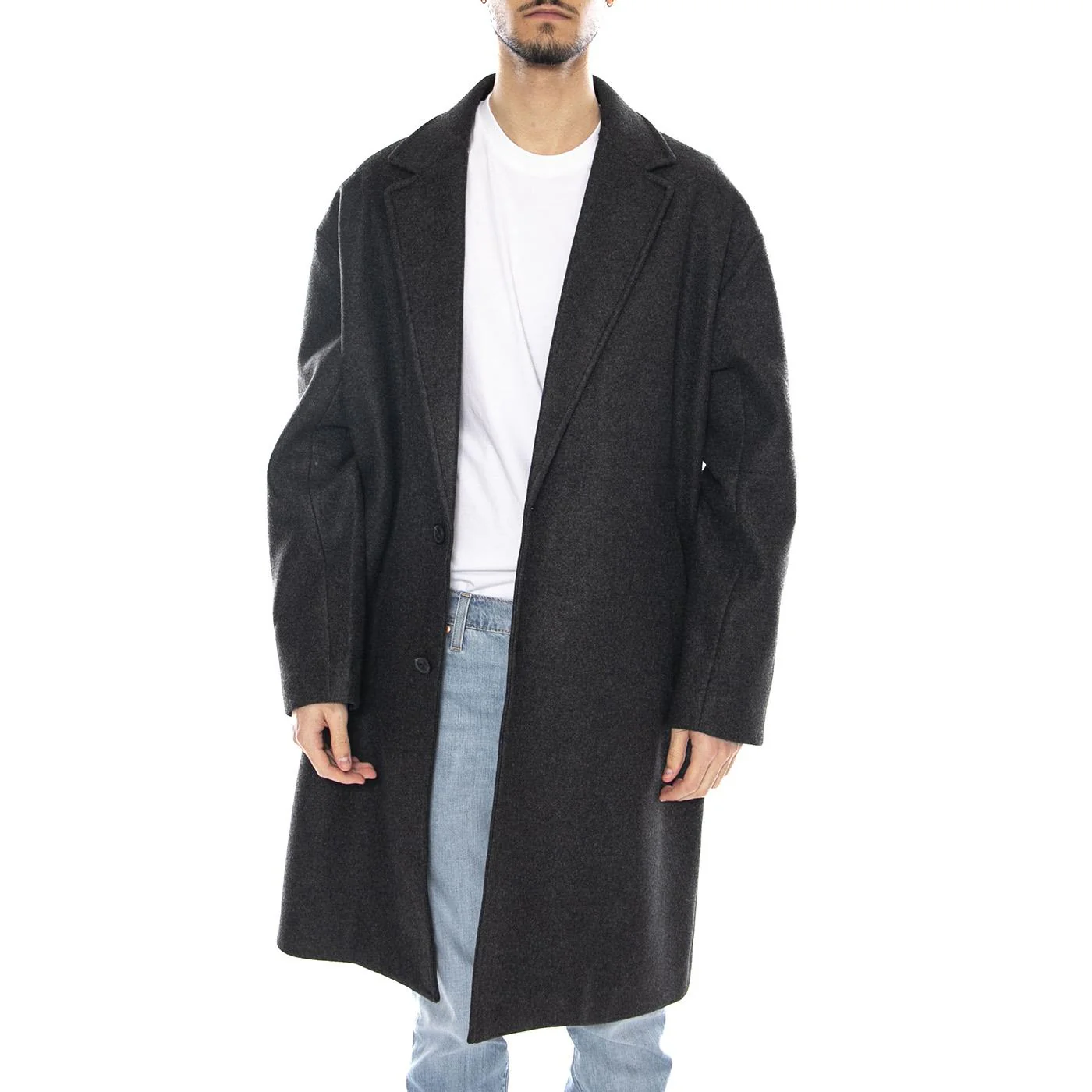 Worf Life Oversize Coat OTW -- Black Men's Coat ONLY & SONS - Image 2
