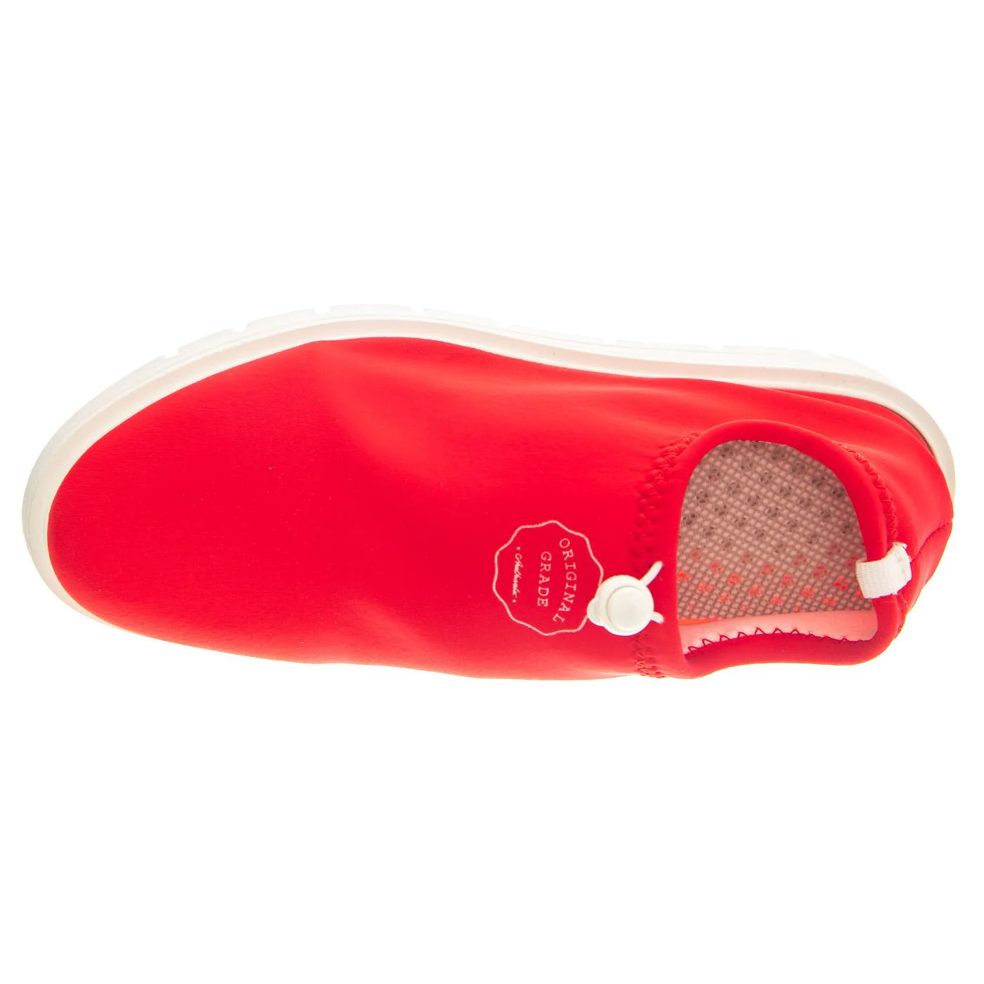 Slip Go - Red - Women's Red Flat Shoes - ORIGINAL GRADE - Image 6