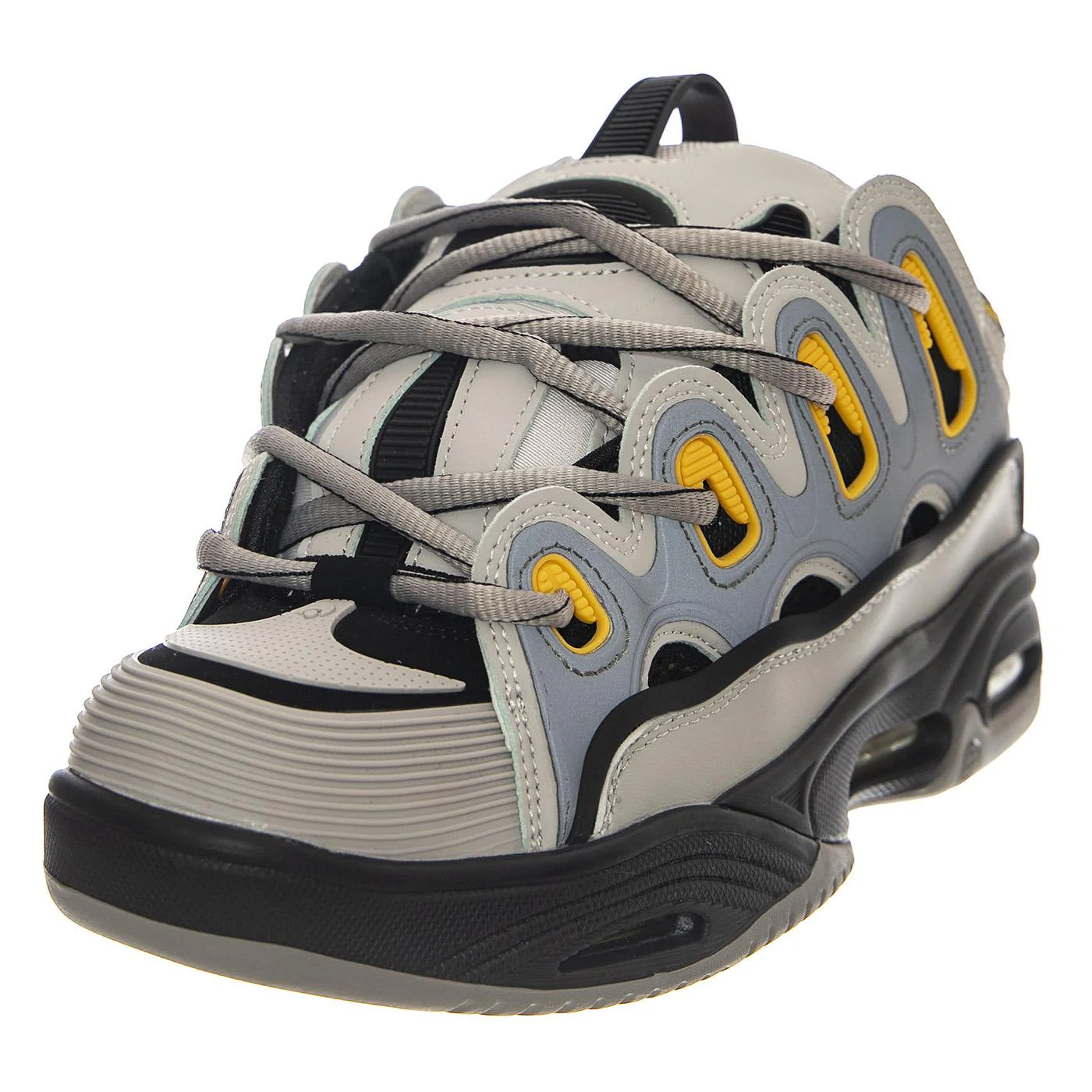 Osiris D3 2001 Grey / Black / Yellow -- Unisex Grey / Black / Yellow Men's Shoes OSIRIS