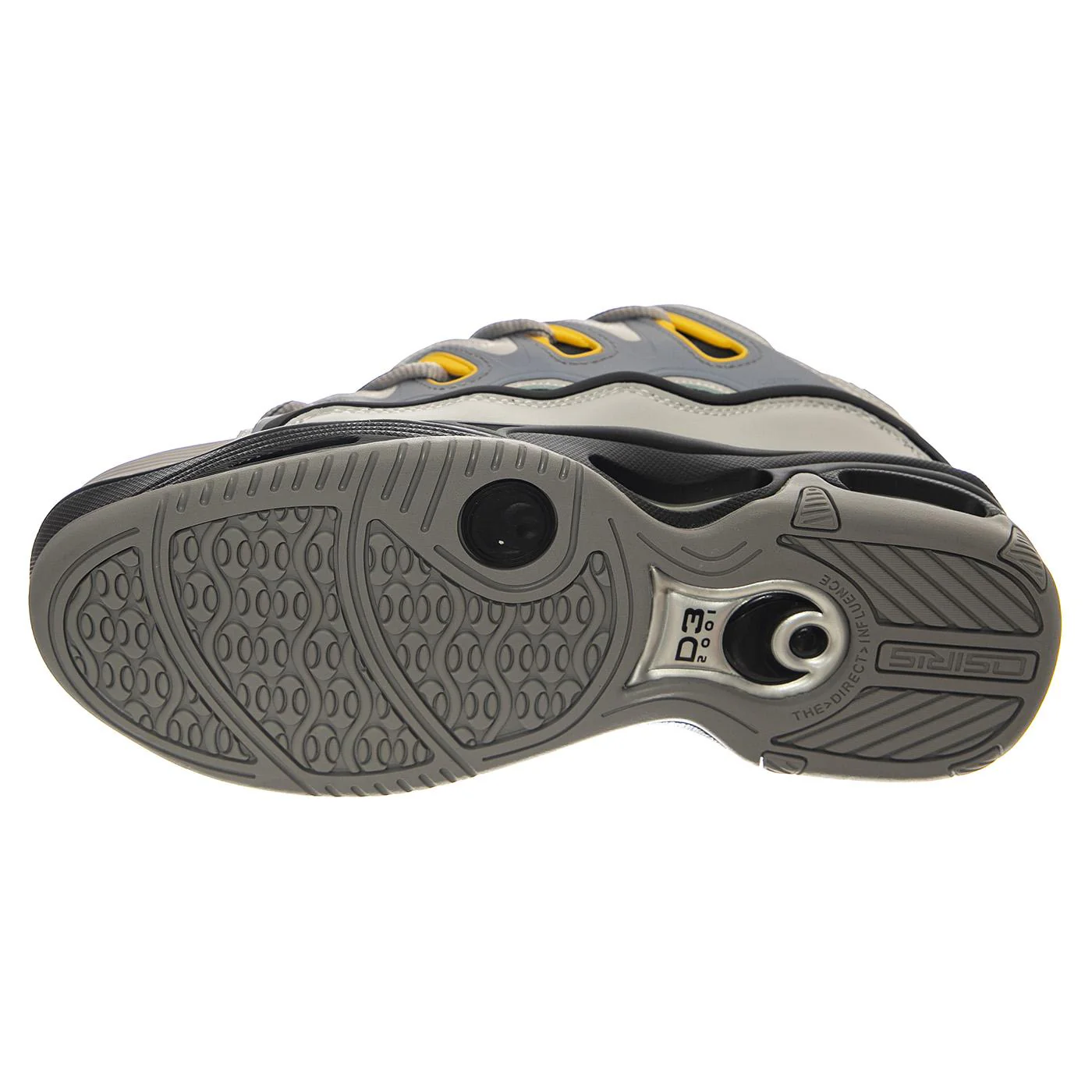Osiris D3 2001 Grey / Black / Yellow -- Unisex Grey / Black / Yellow Men's Shoes OSIRIS - Image 5