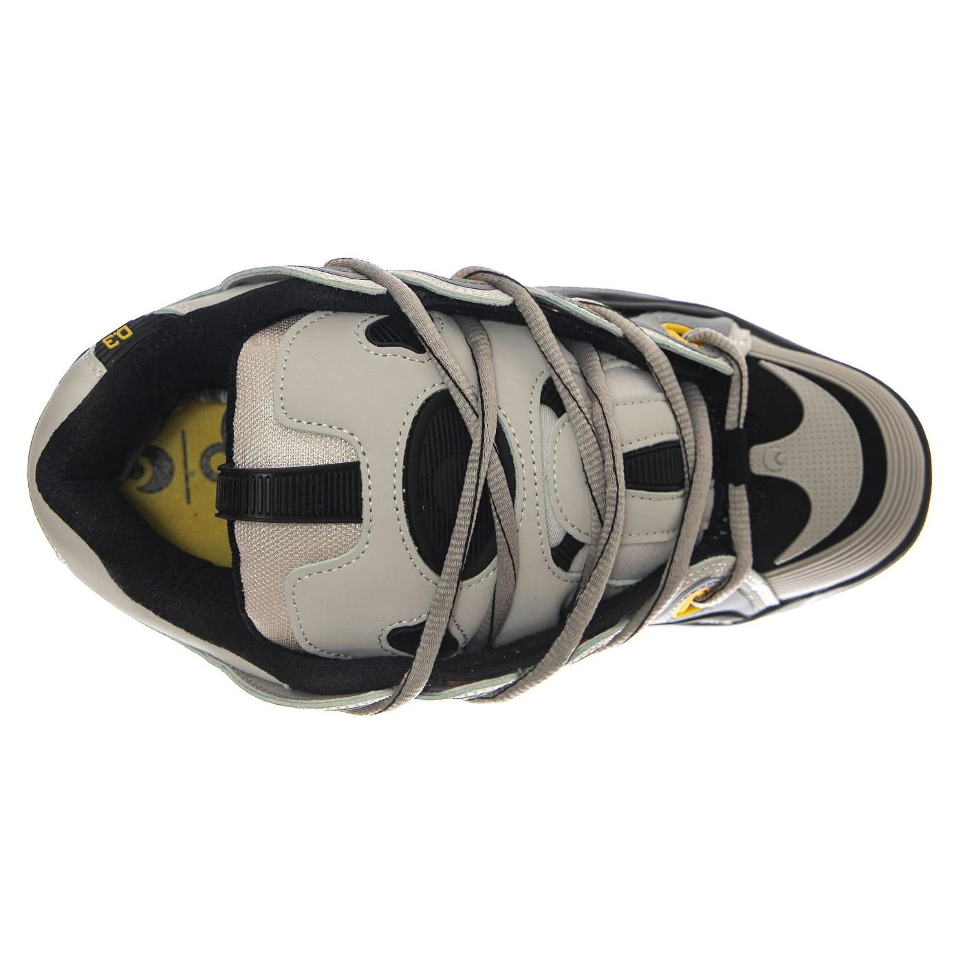 Osiris D3 2001 Grey / Black / Yellow -- Unisex Grey / Black / Yellow Men's Shoes OSIRIS - Image 6