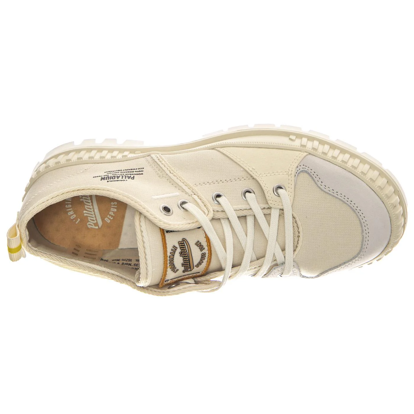 Pallashock Lo WW Cream White Shoes - Image 6