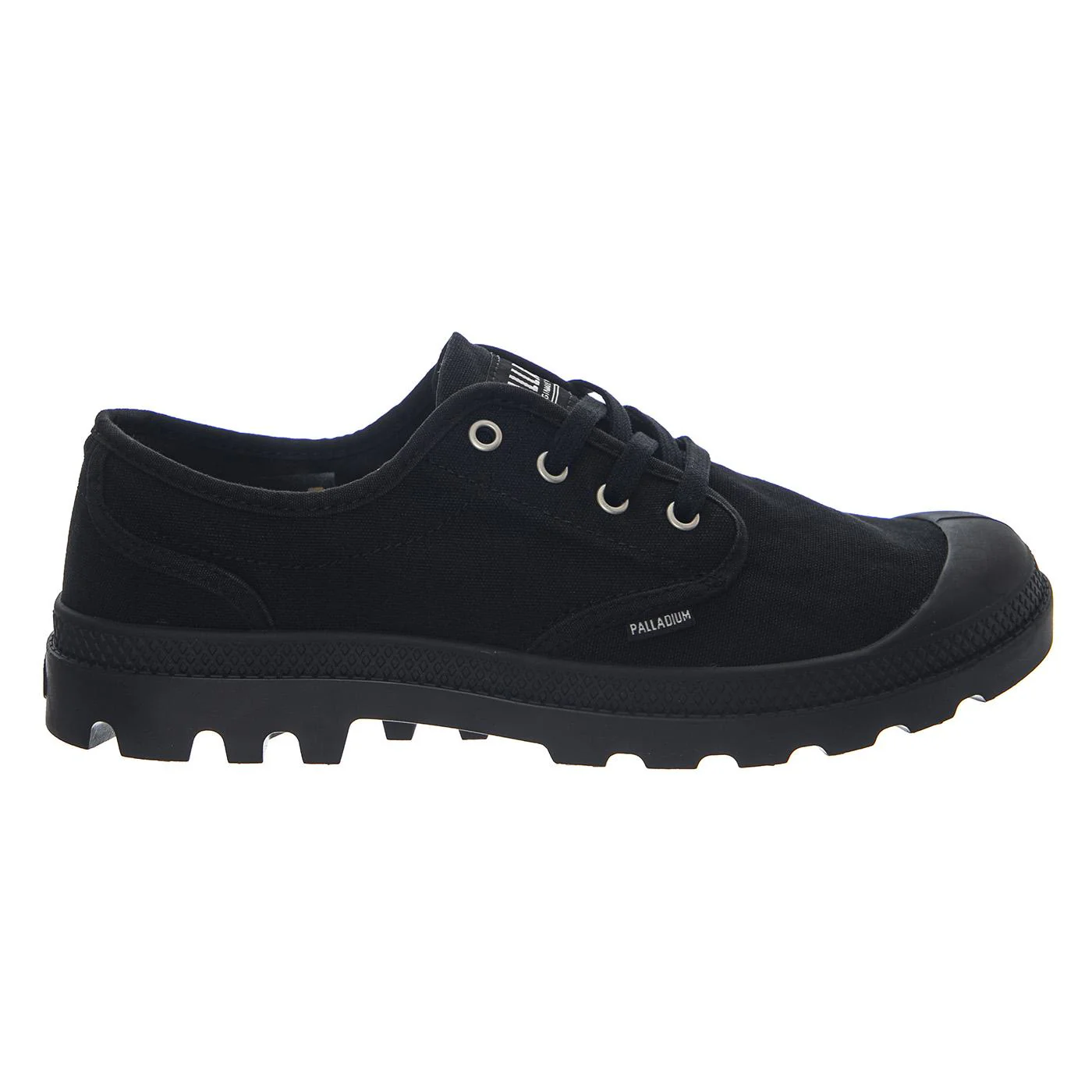 Pampa Oxford Black - Men's Black Lace-Up Shoes Men PALLADIUM
