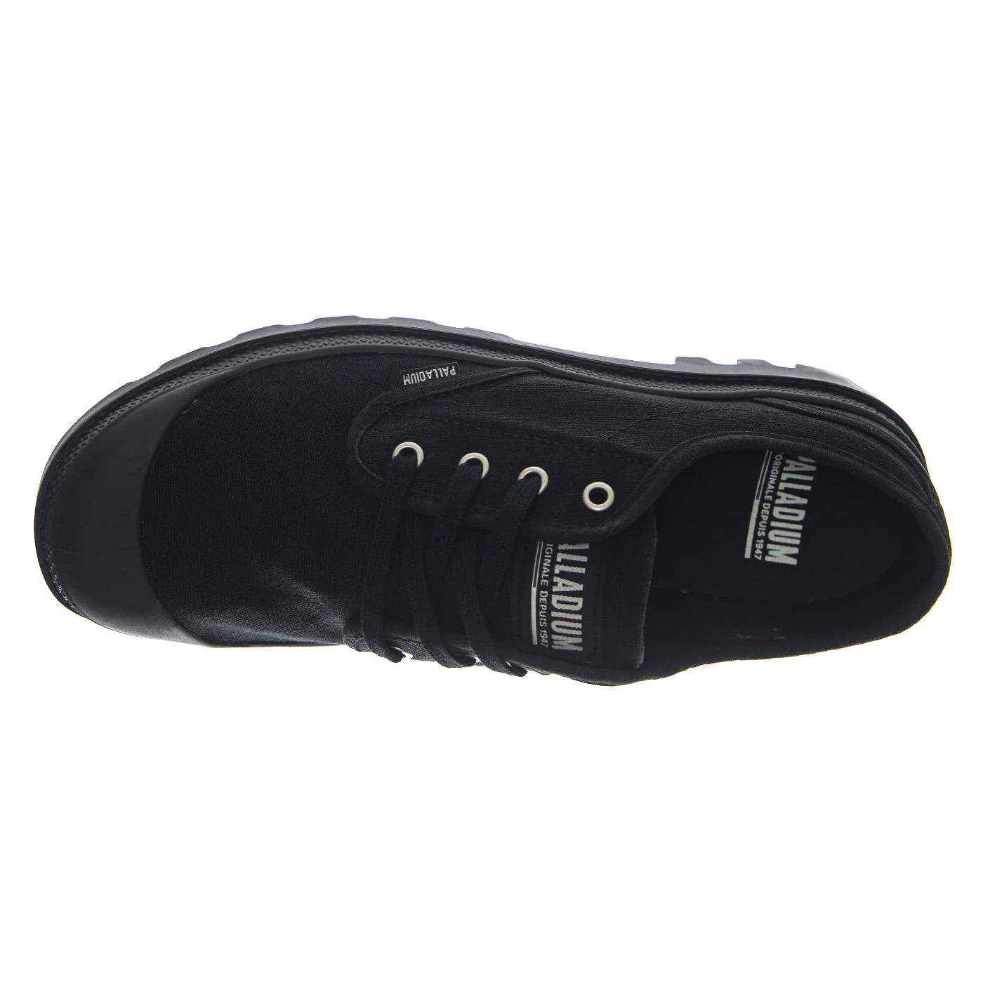 Pampa Oxford Black - Men's Black Lace-Up Shoes Men PALLADIUM - Image 6
